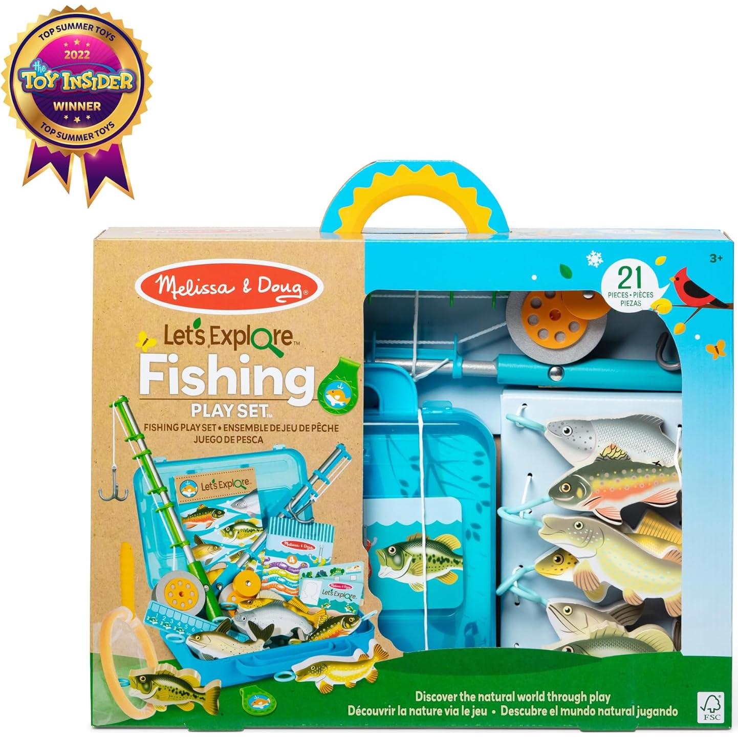 Juego de Pesca Melissa & Doug 21 Piezas para Niños