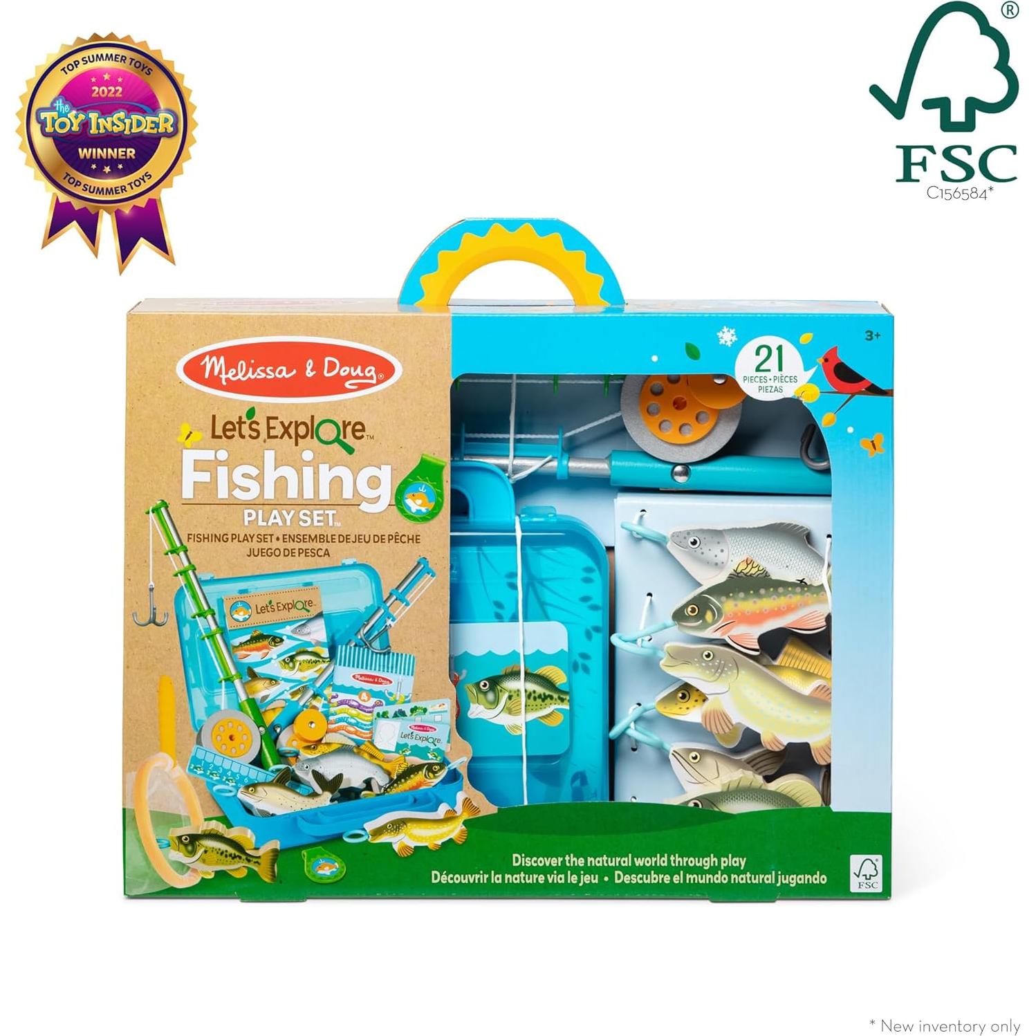 Juego de Pesca Melissa & Doug 21 Piezas para Niños
