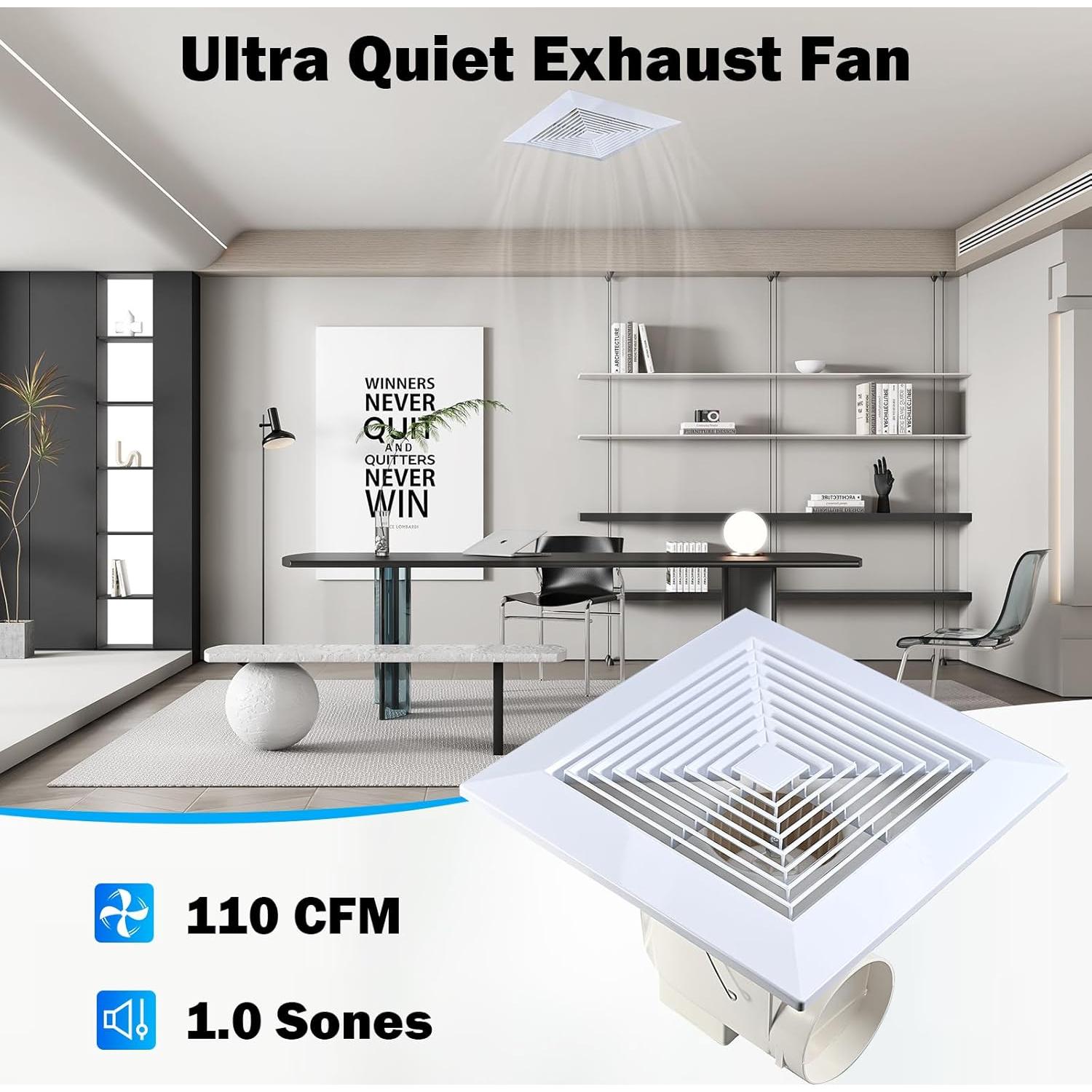 Ventilador de Baño FEITON 110 CFM Silencioso 30W 110V