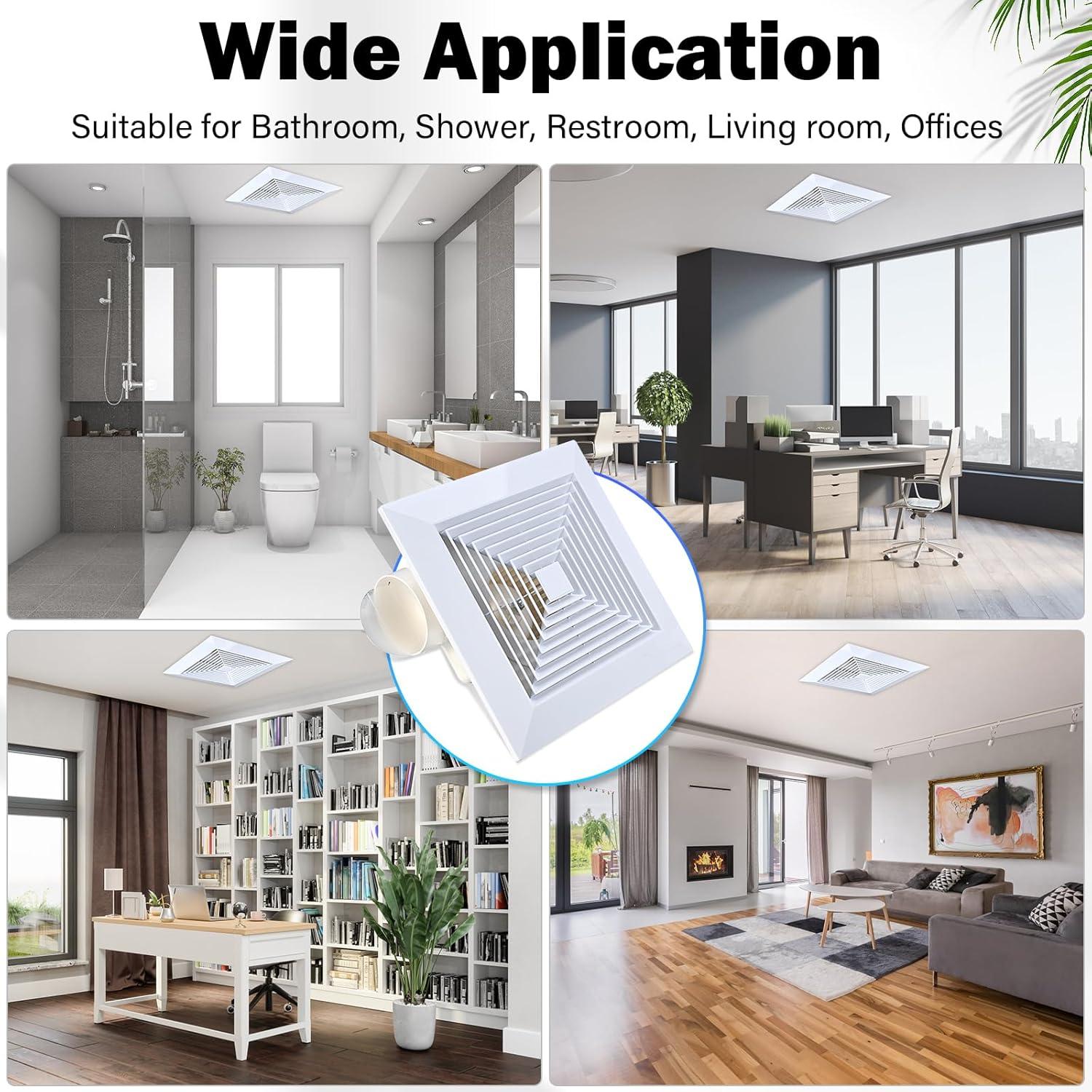 Ventilador de Baño FEITON 110 CFM Silencioso 30W 110V