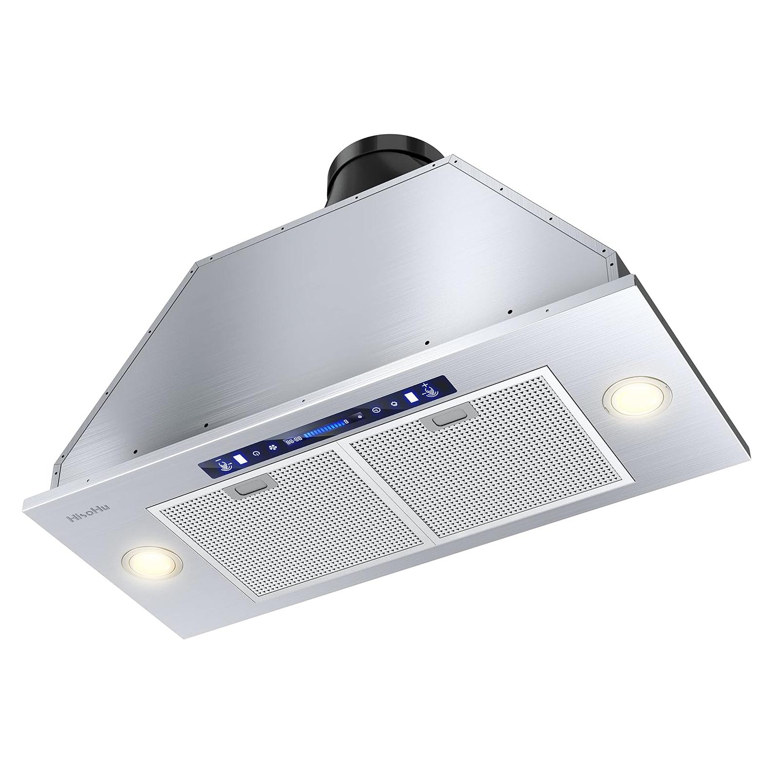 Campana Extractora HisoHu 30" Inoxidable 900 CFM Control Táctil