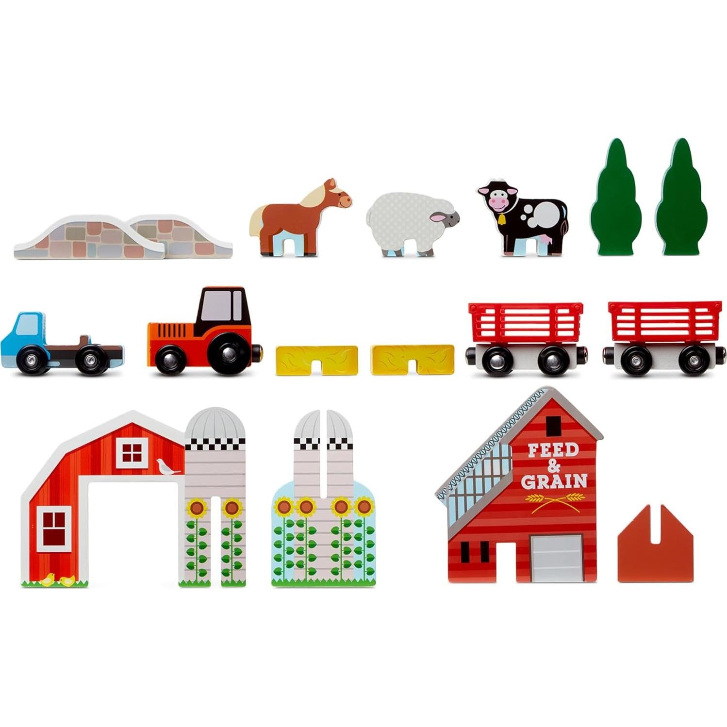 Juego de Granja Melissa & Doug 17 Piezas con Estuche