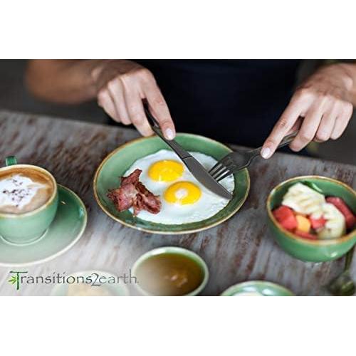 Cubiertos Compostables Transitions2earth - 200 Piezas 19.3 cm