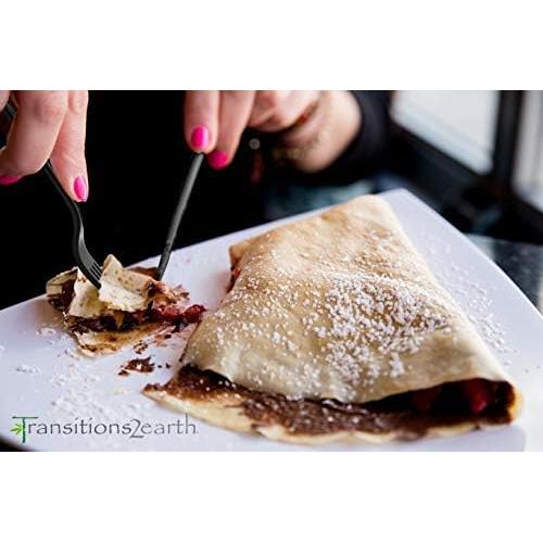 Cubiertos Compostables Transitions2earth - 200 Piezas 19.3 cm