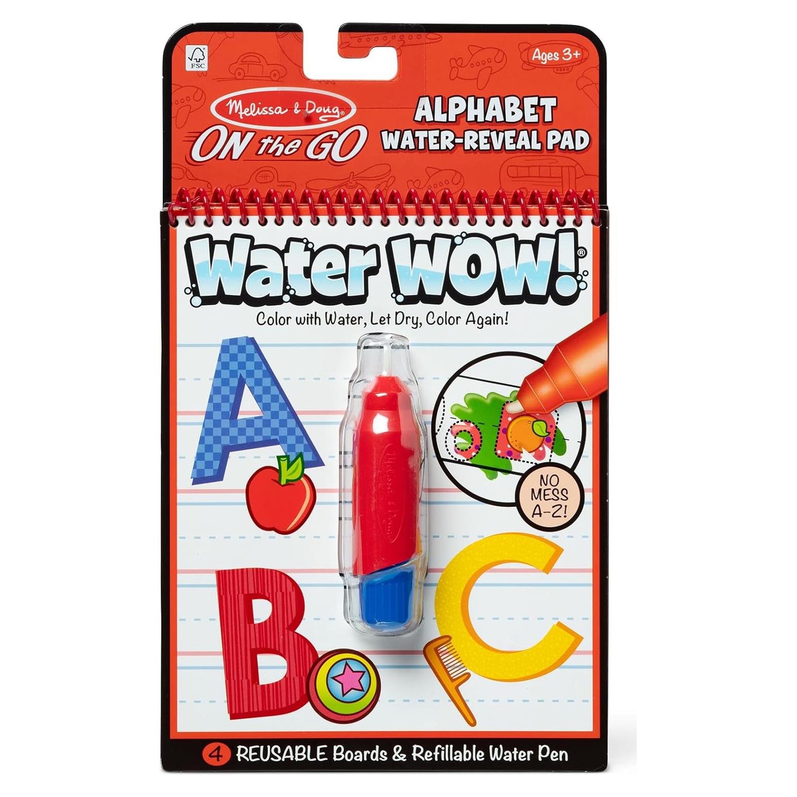Melissa & Doug Water Wow! Bloc de Actividades Alfabeto