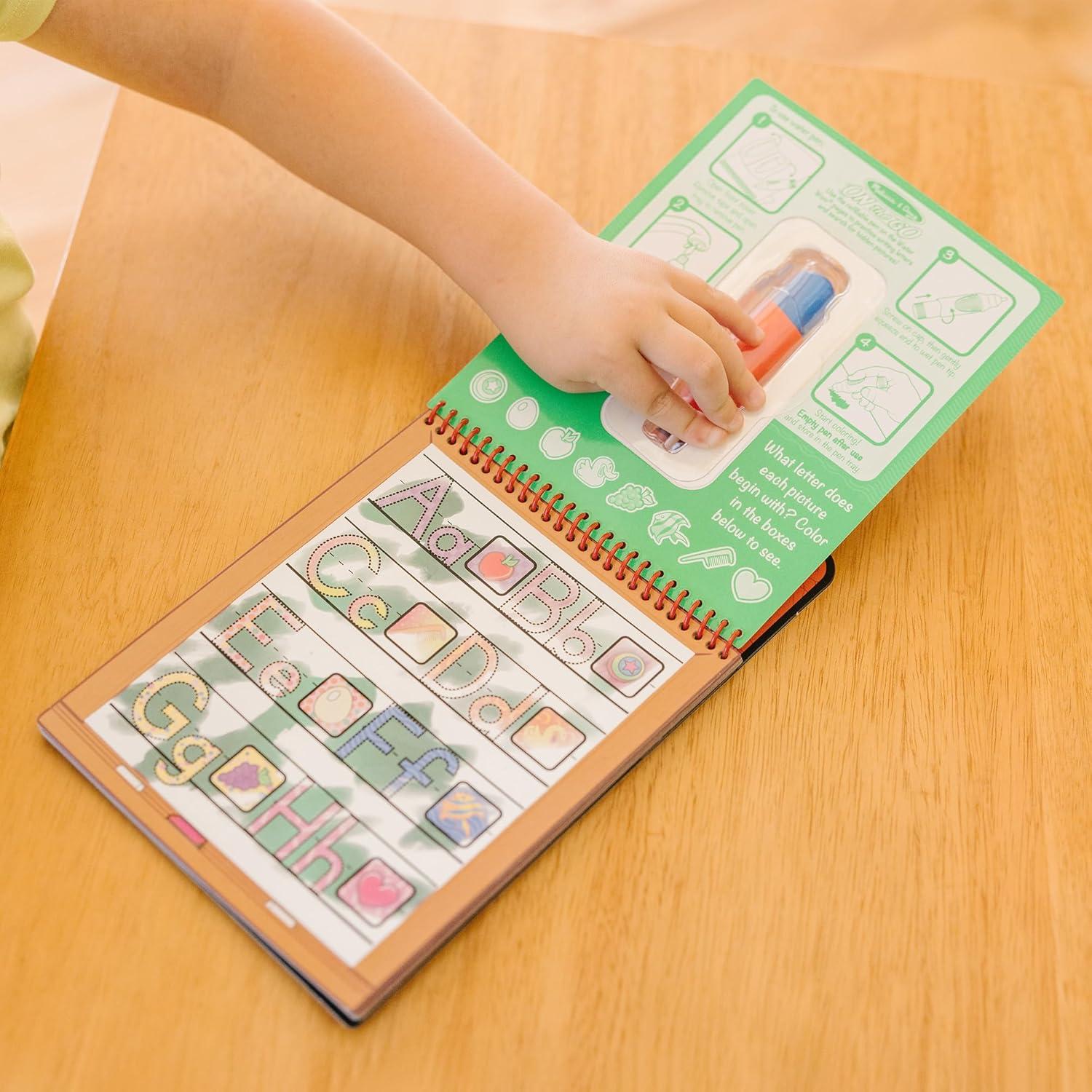 Melissa & Doug Water Wow! Bloc de Actividades Alfabeto