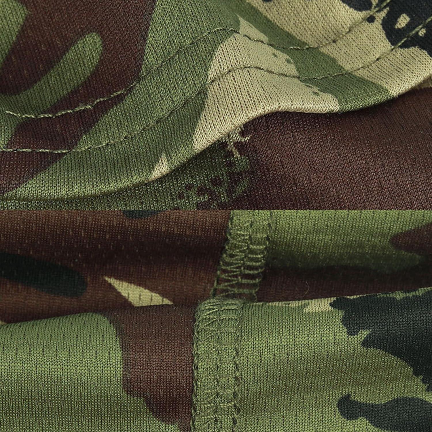 6PCS Máscaras Balaclava Camo Unisex para Esquí y Motocicleta