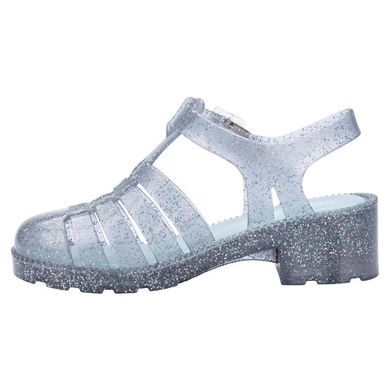 Zapatos Mini Melissa Possession Heel Niñas Glitter Claro