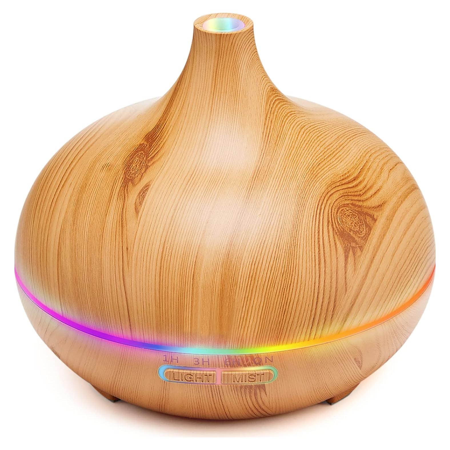 Difusor de Aroma HLS H-1 Beige 550ml Humidificador Silencioso