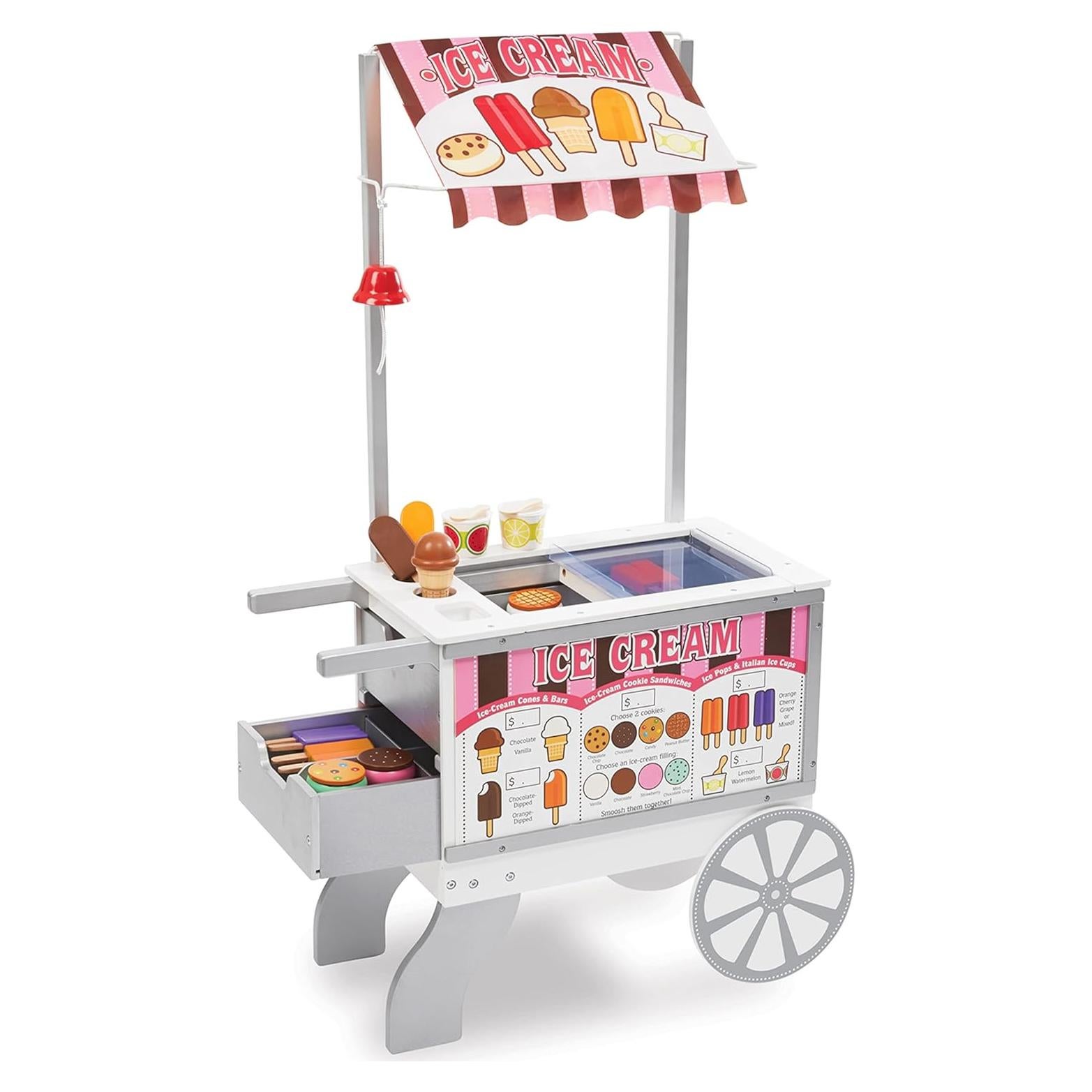 Carrito de Comida de Juguete Melissa & Doug - 40 Piezas