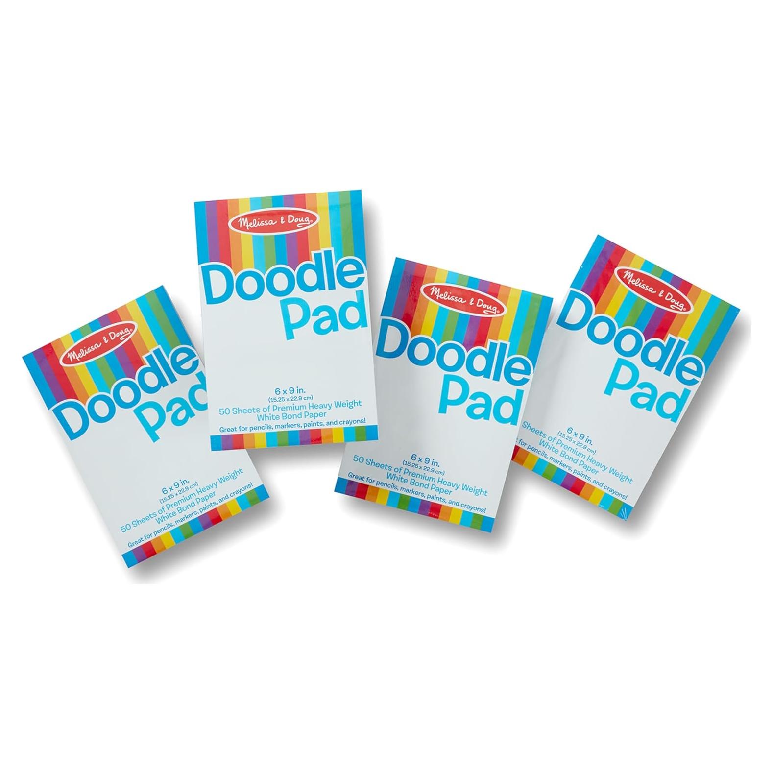 Bloc de Papel para Dibujar Melissa & Doug - 4 Paquetes de 50 Hojas