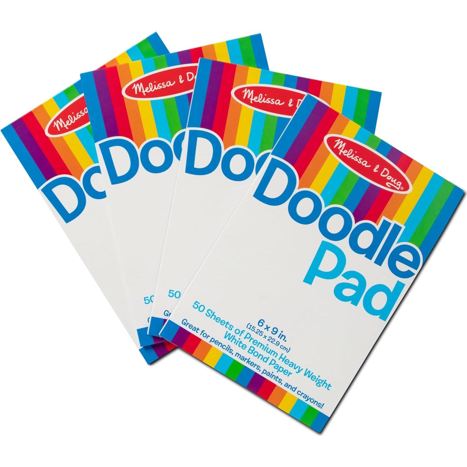 Bloc de Papel para Dibujar Melissa & Doug - 4 Paquetes de 50 Hojas