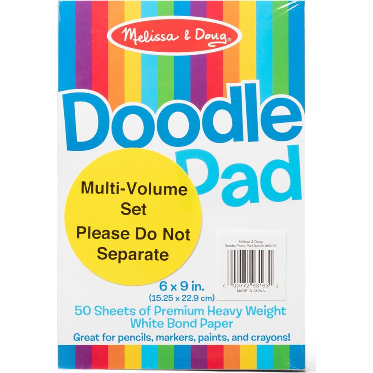 Bloc de Papel para Dibujar Melissa & Doug - 4 Paquetes de 50 Hojas