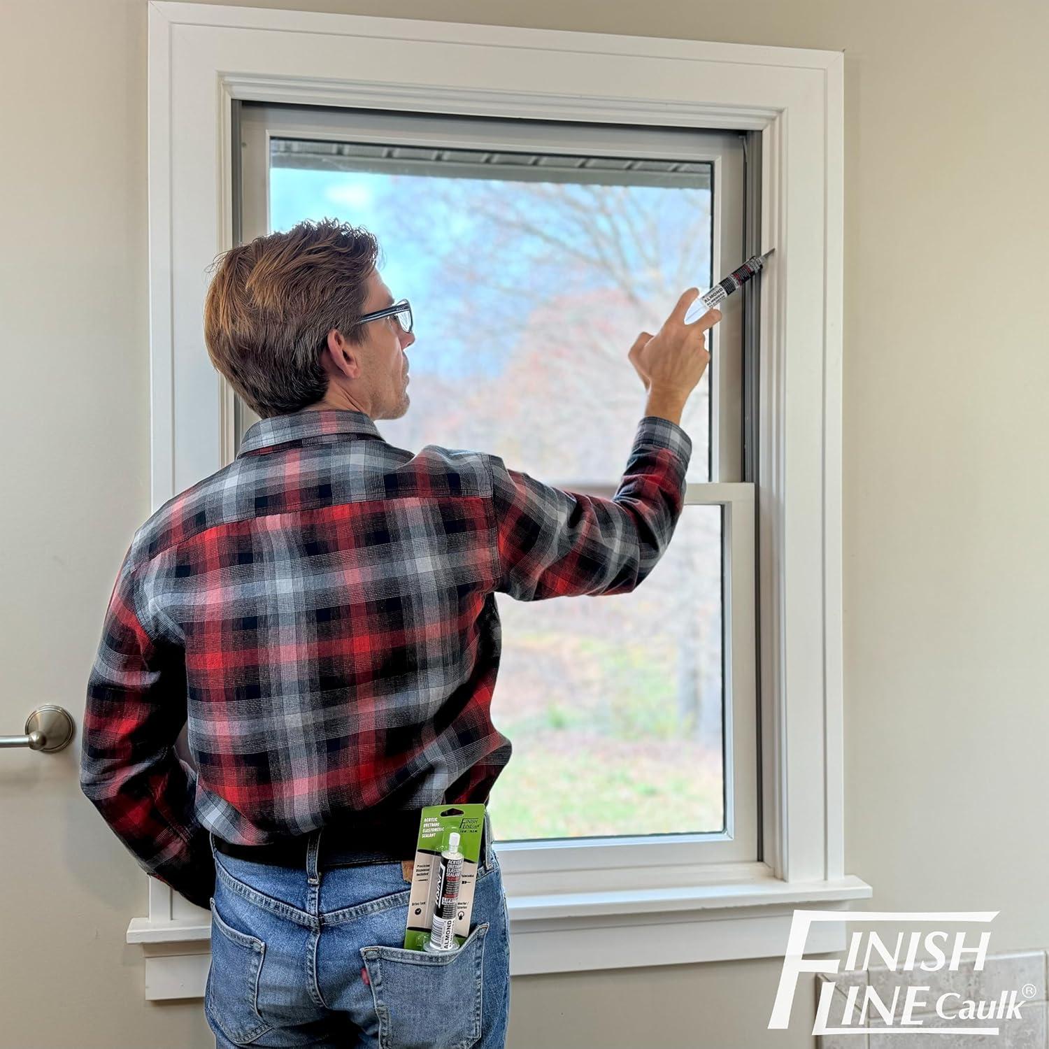 Sellador Elastomérico Uretano Acrílico Finish Line 28.35 g Almendra