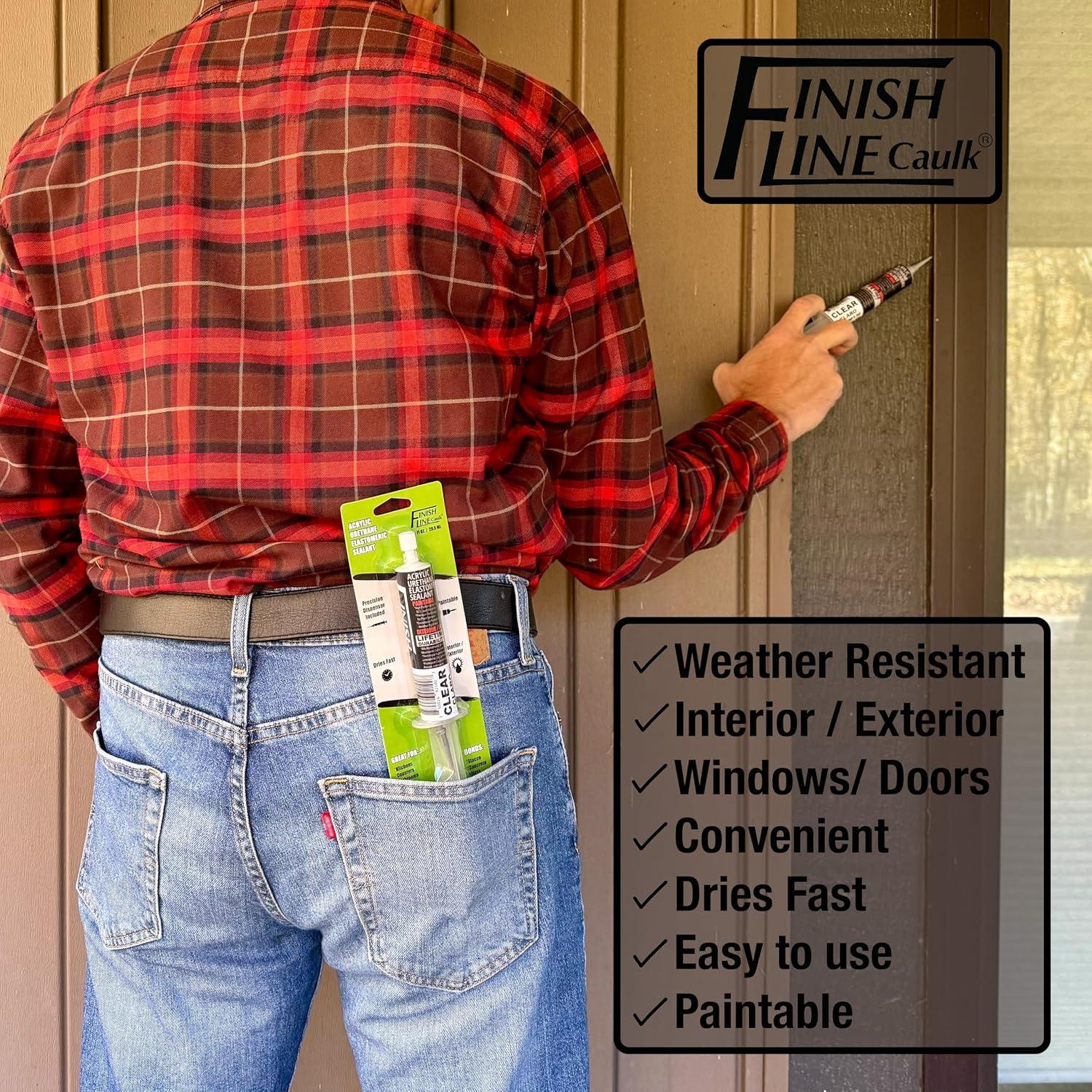 Sellador Elastomérico Uretano Acrílico Finish Line 28.35 g Almendra