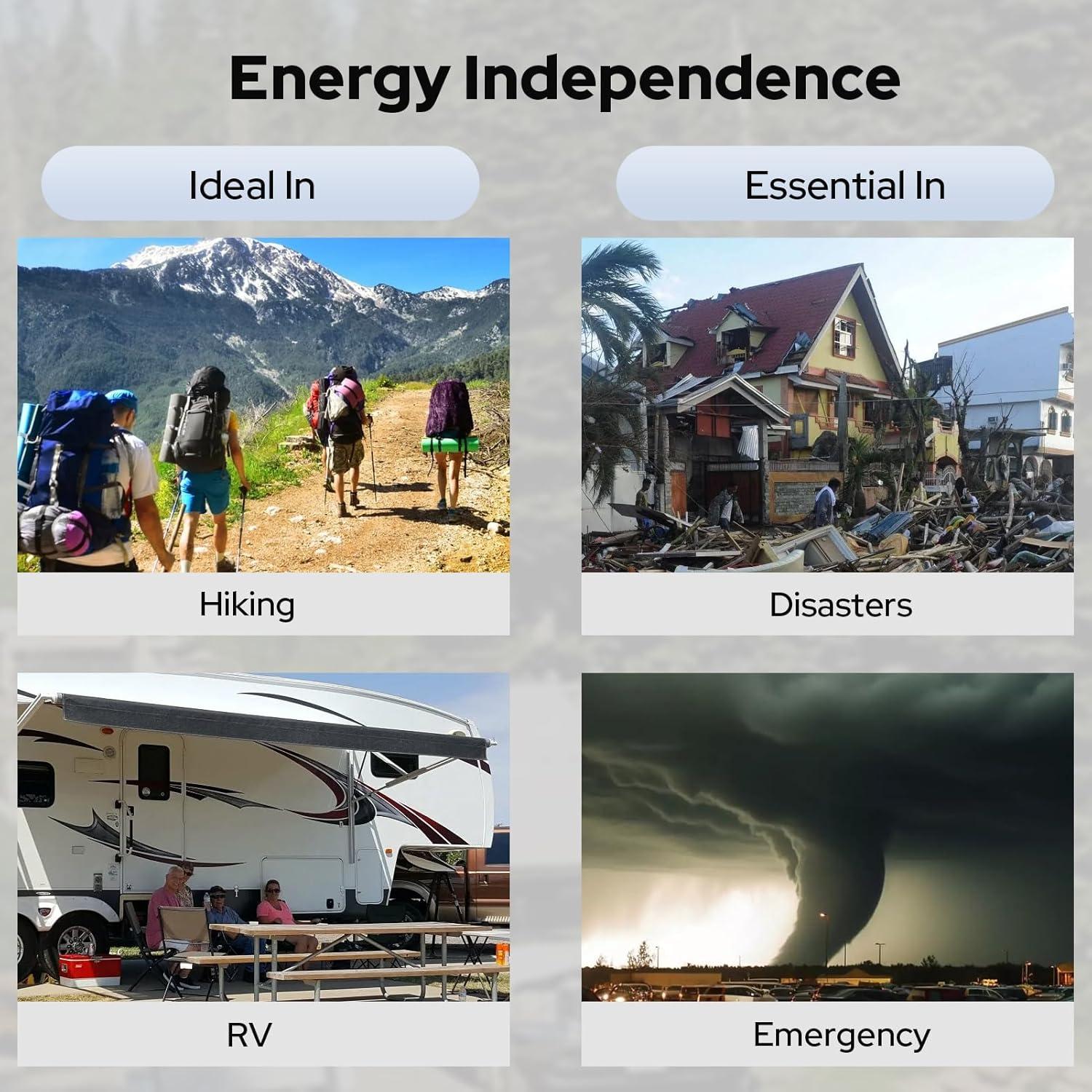 Cargador Solar Portátil ENOFLO 30W Plegable USB-C y DC