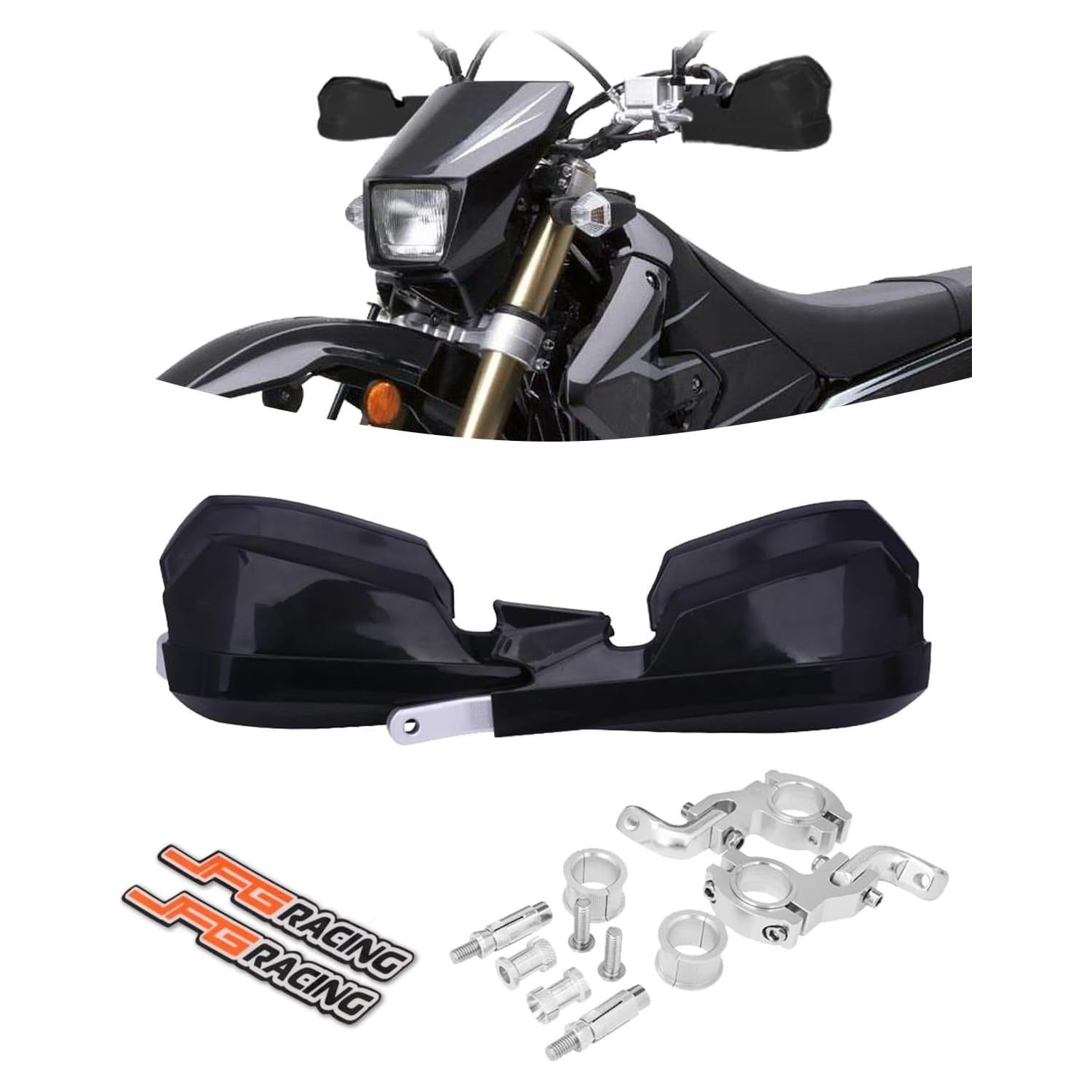 Guardas de Manos JFG RACING para Motocicleta de Tierra - Negro