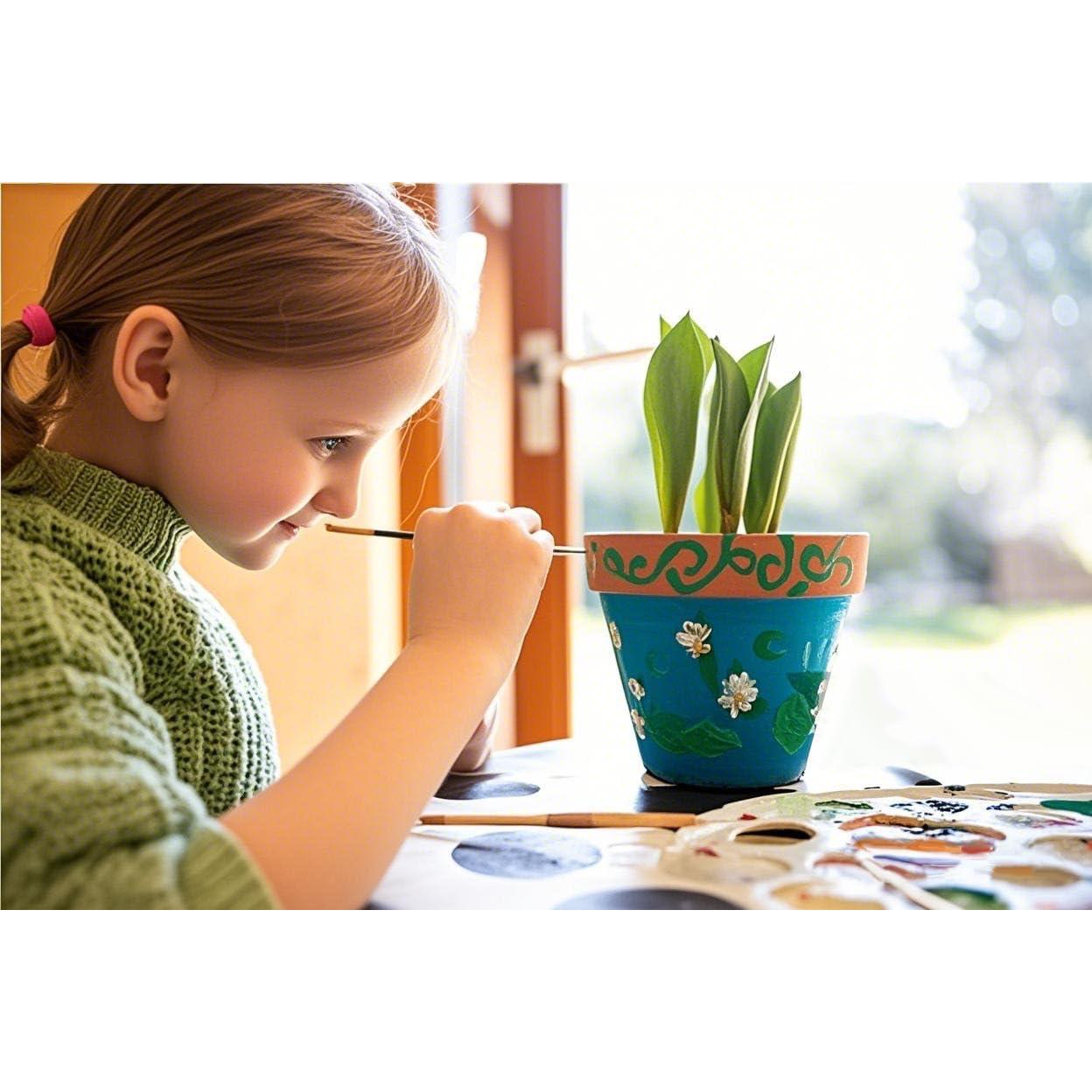 Kit de Jardinería Doiaz para Niños - Cultiva Flores y Pinta Macetas