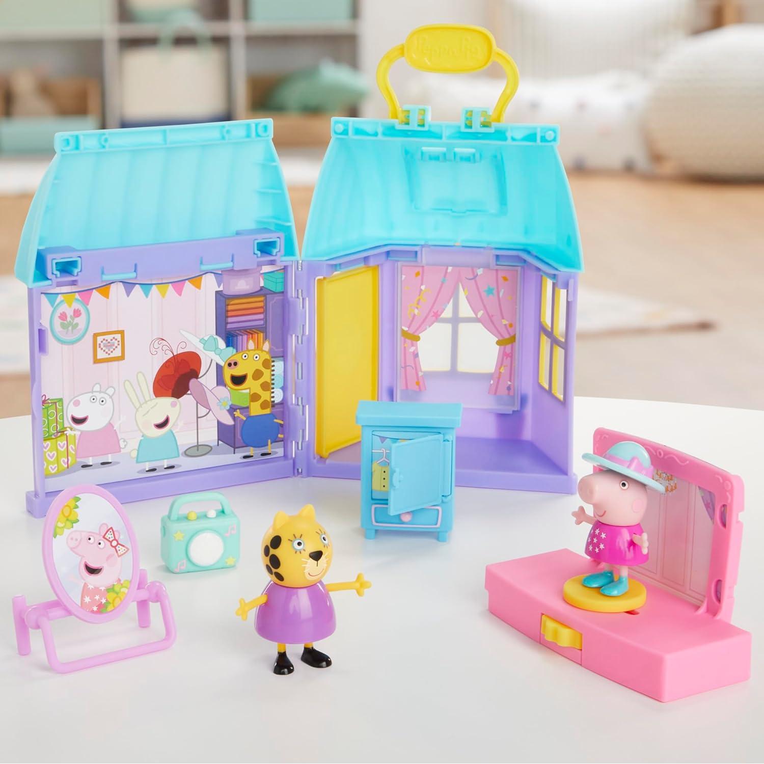 Juguete Fiesta de Baile Peppa Pig con 2 Figuras y Accesorios
