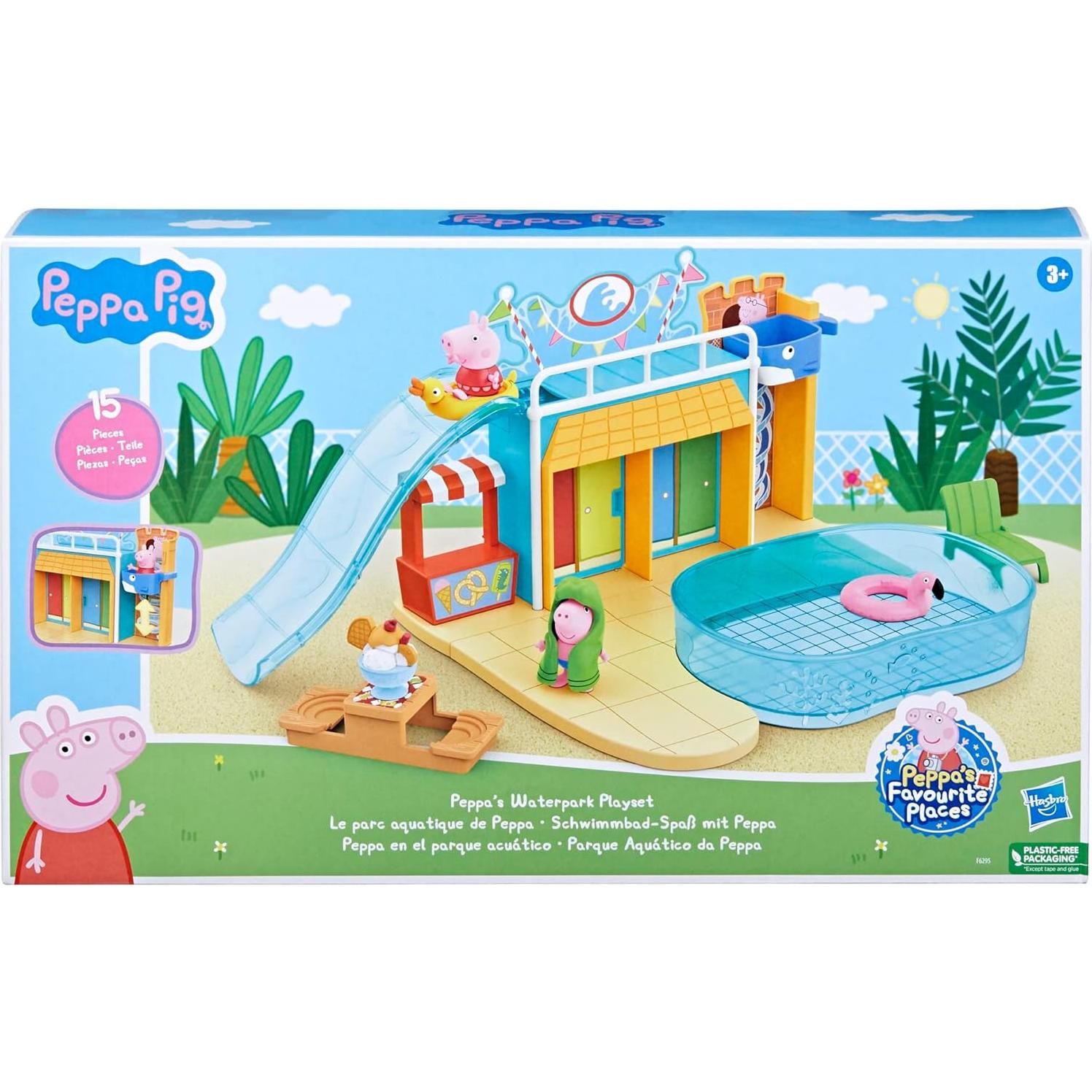 Juego de Agua Peppa Pig con 2 Figuras y Accesorios