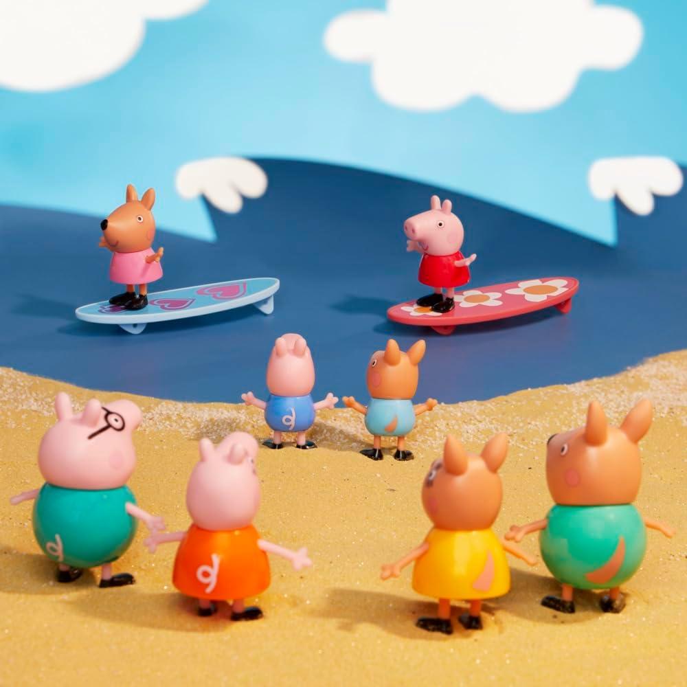 Campervan Peppa Pig Visita Australia con 8 Figuras