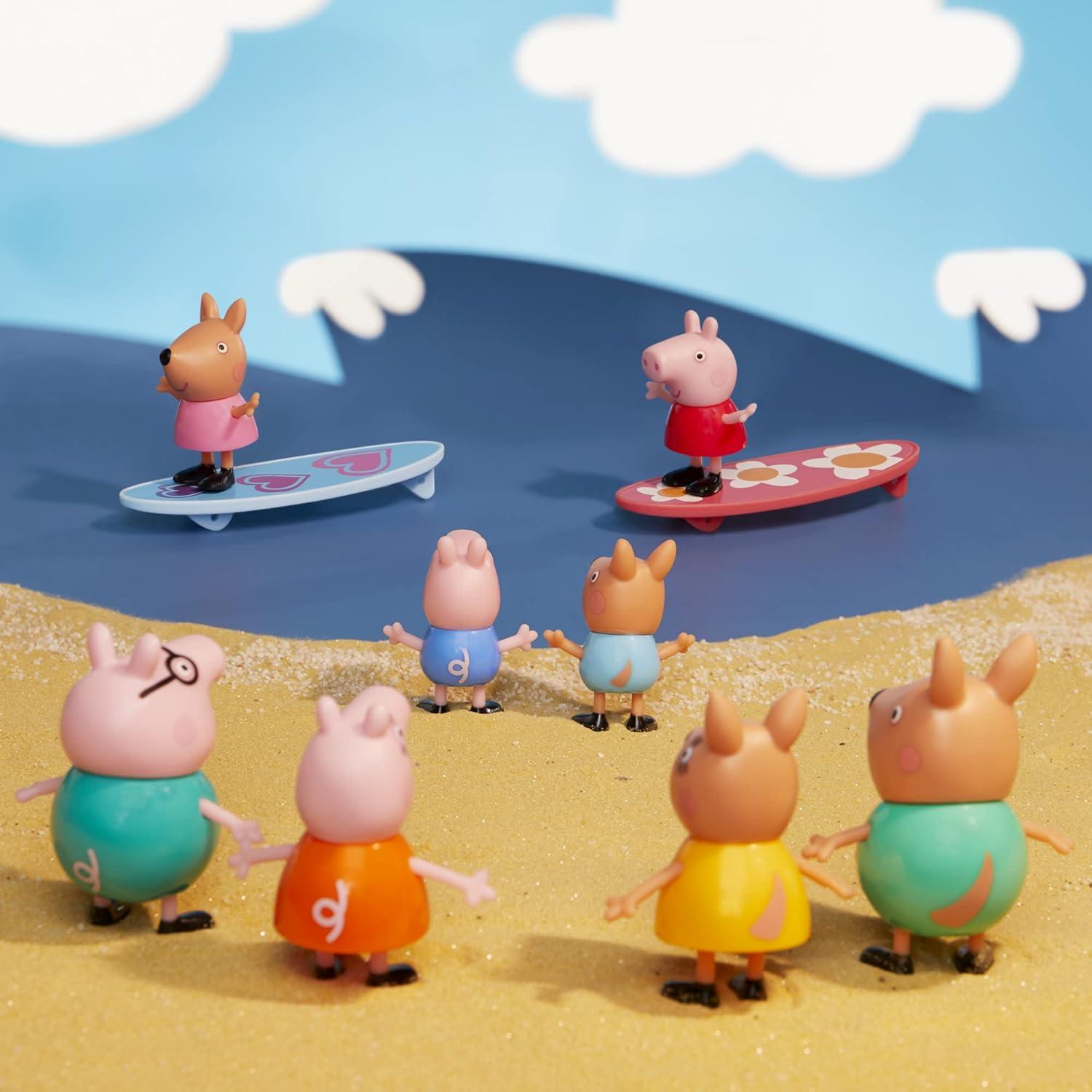 Campervan Peppa Pig Visita Australia con 8 Figuras