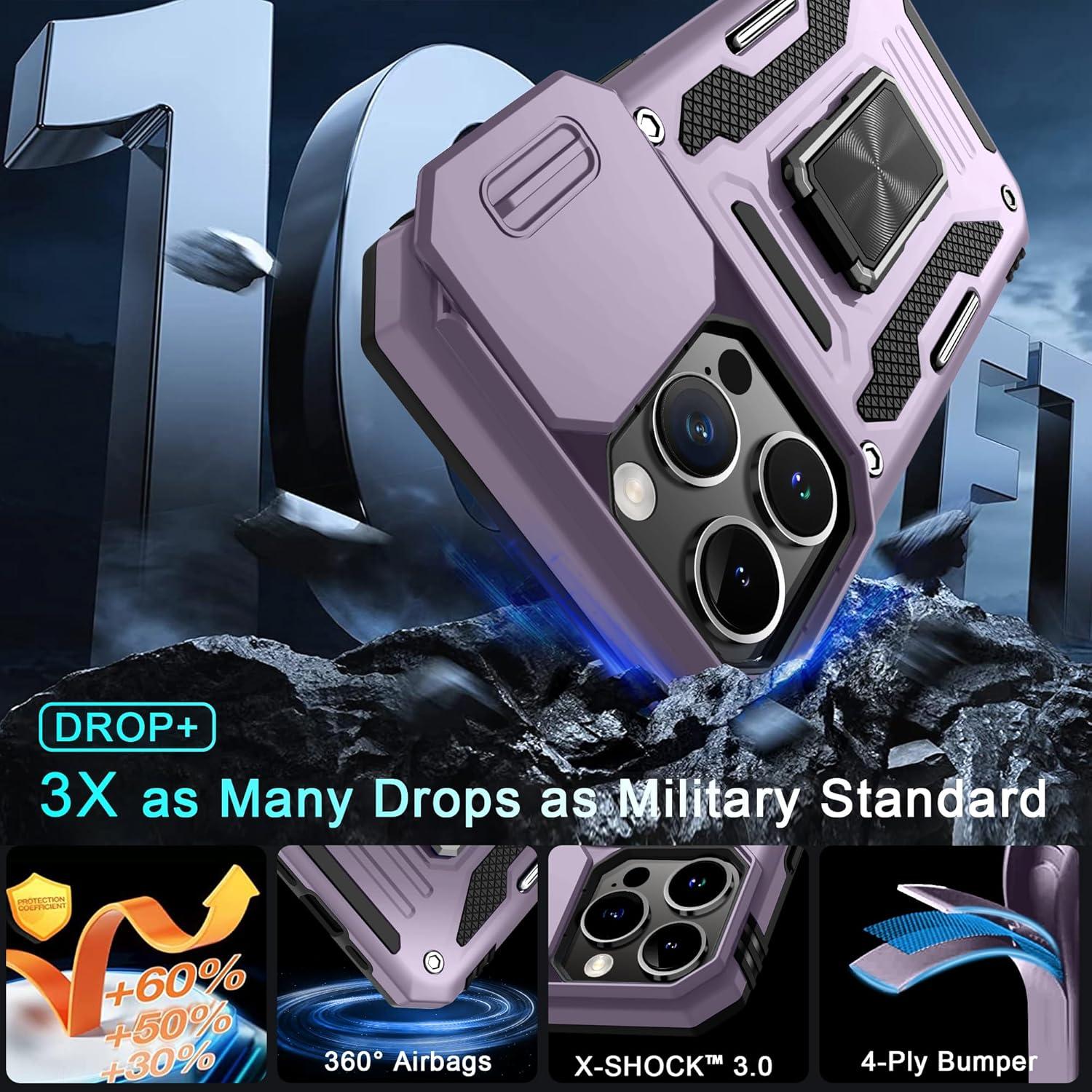 Funda DEERLAMN para iPhone 14 Pro 6.1" a prueba de golpes