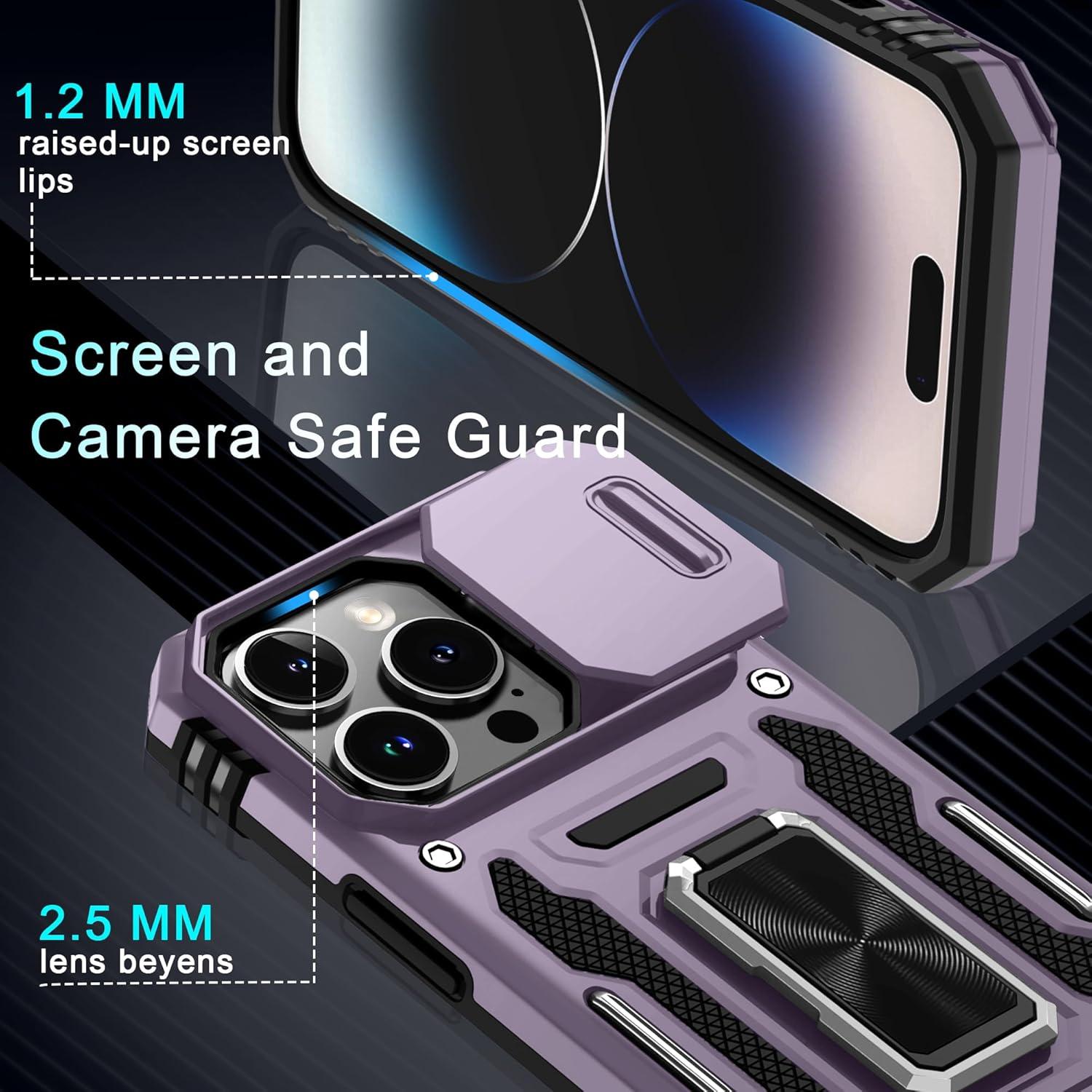 Funda DEERLAMN para iPhone 14 Pro 6.1" a prueba de golpes