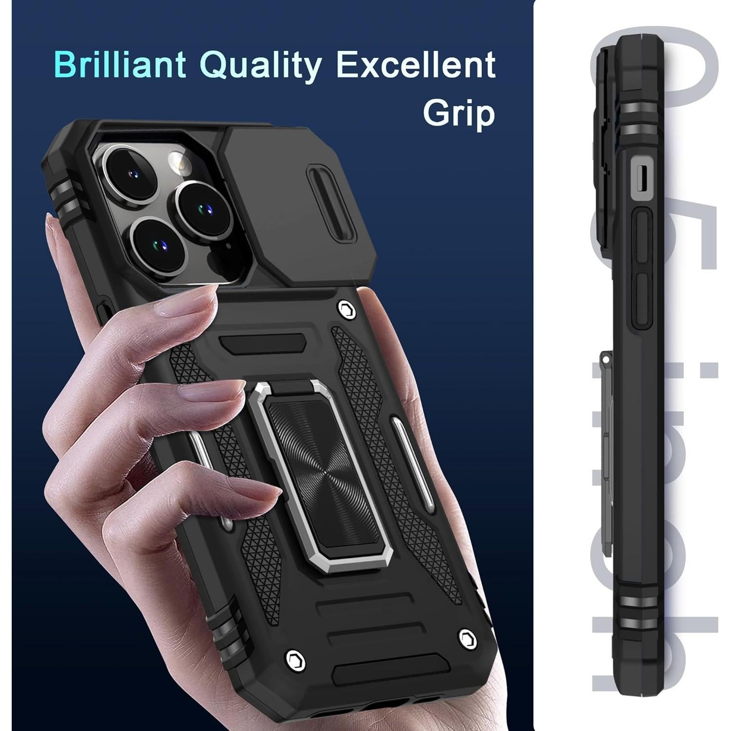 Funda DEERLAMN para iPhone 14 Pro 6.1" a prueba de golpes