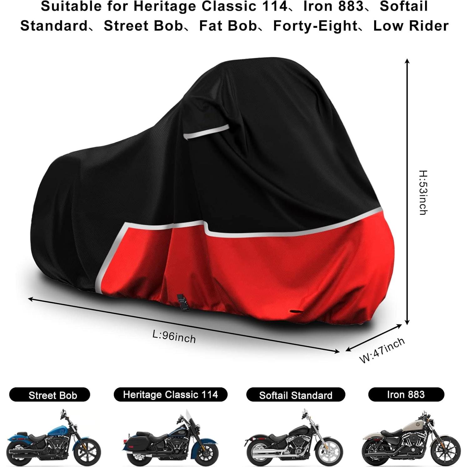 Cubierta de Motocicleta Sportuli Cruiser Impermeable 420D