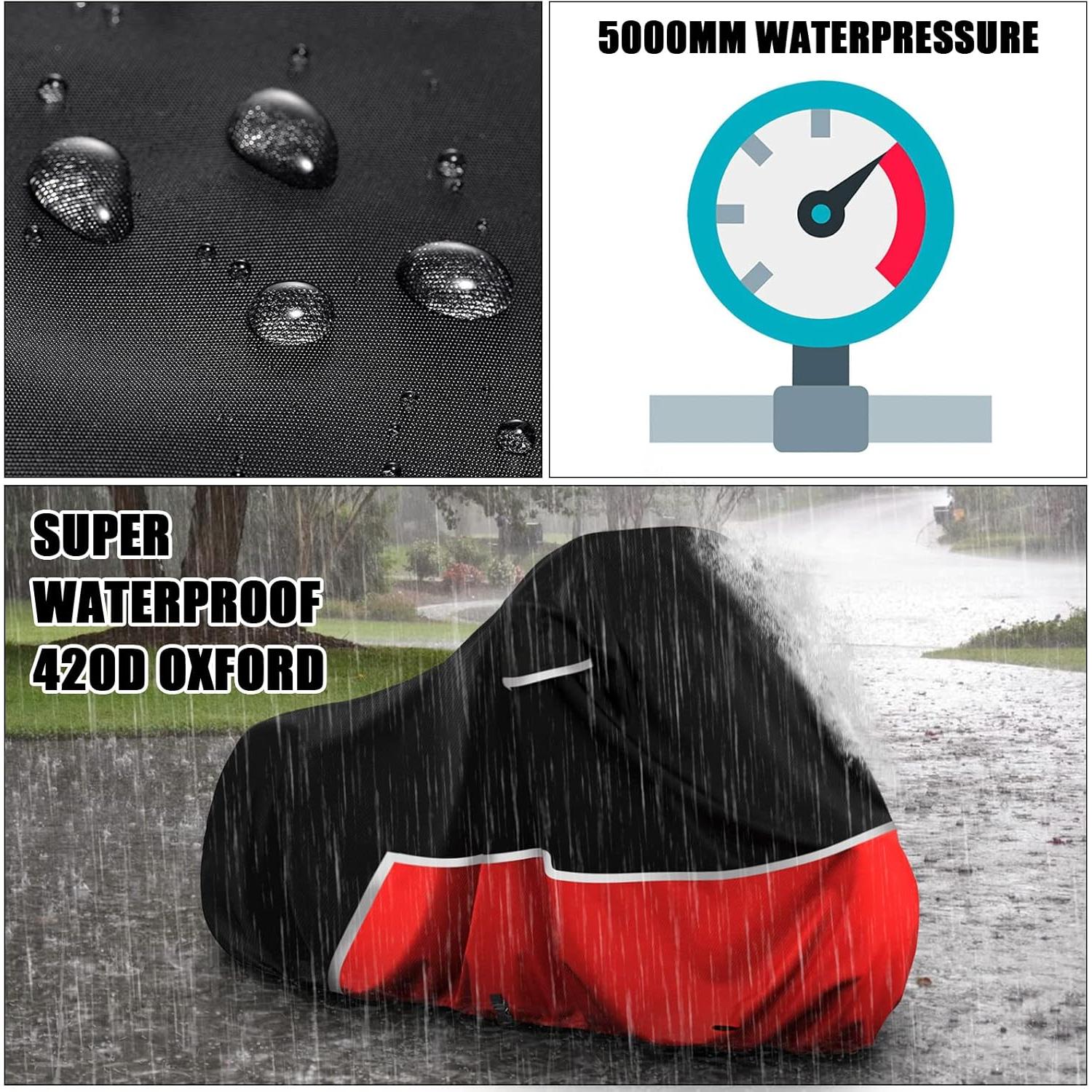 Cubierta de Motocicleta Sportuli Cruiser Impermeable 420D