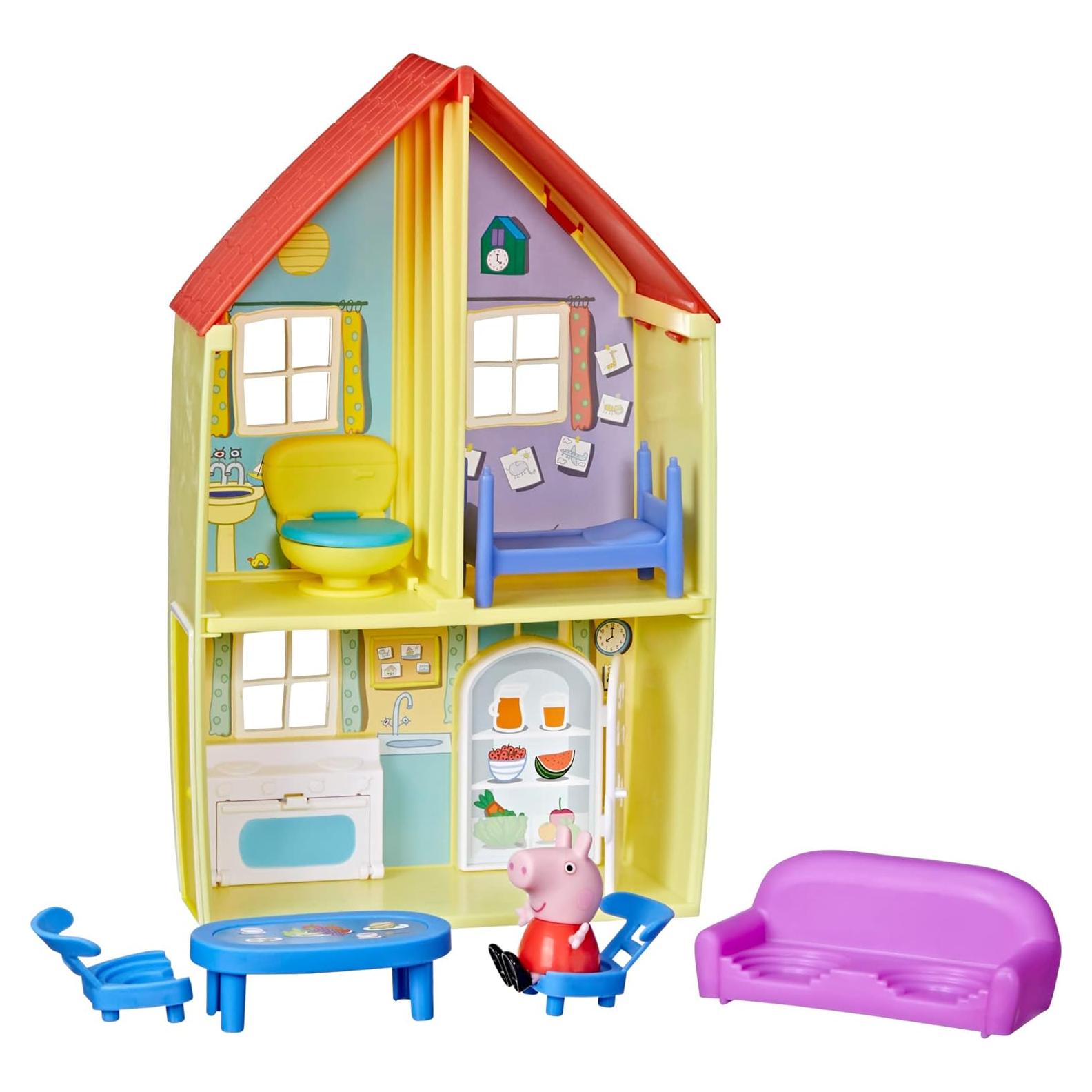 Casa de Peppa Pig con figura y 6 accesorios - Juguete 3 años+