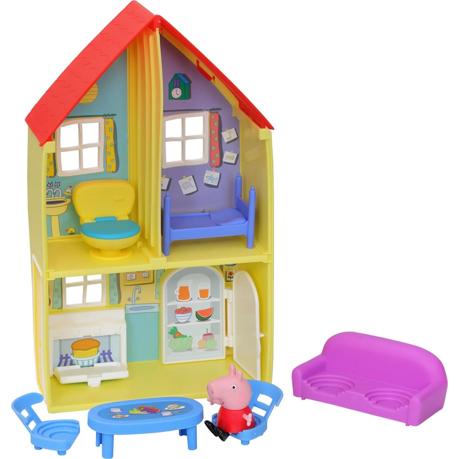 Casa de Peppa Pig con figura y 6 accesorios - Juguete 3 años+