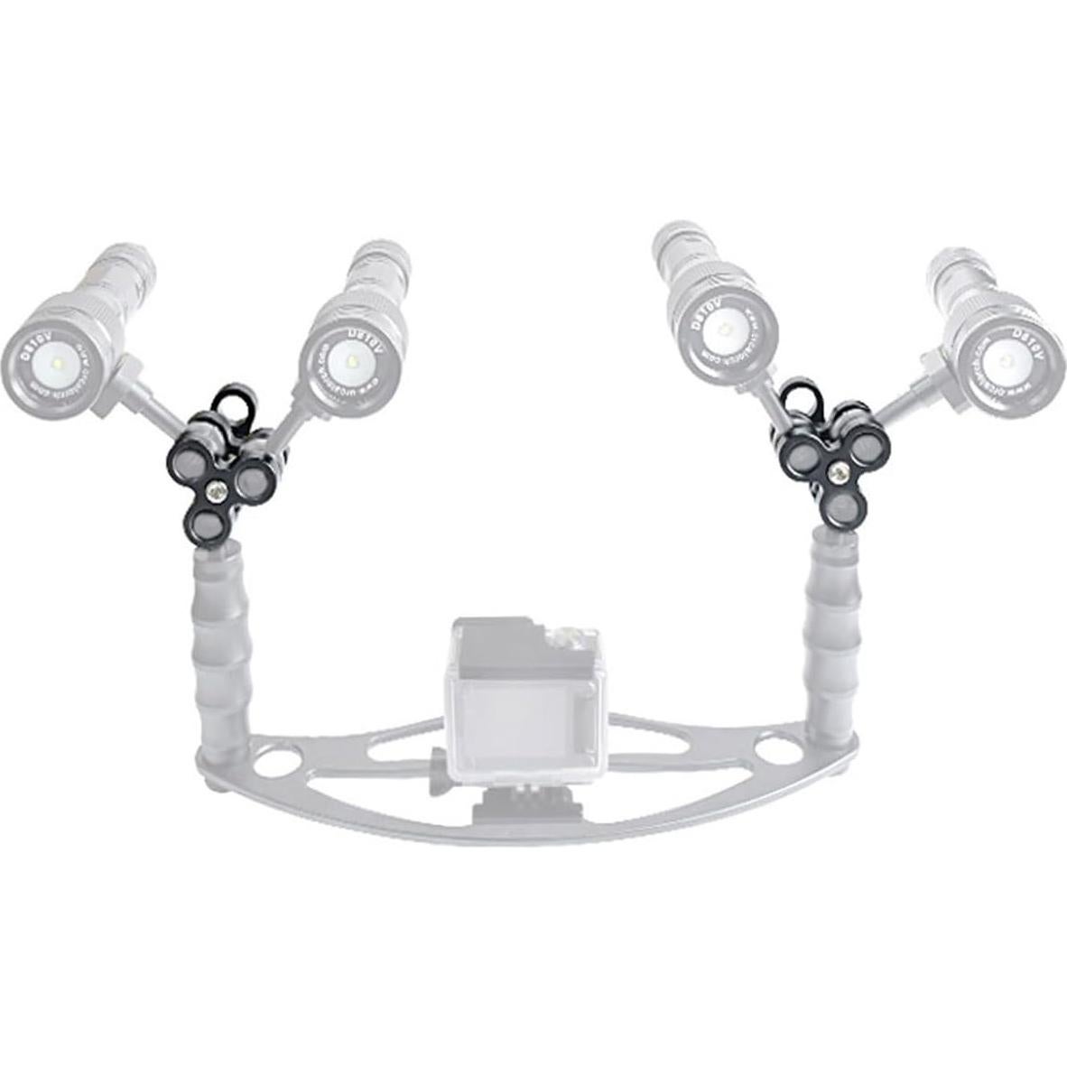 Abrazadera de Junta de Bola OrcaTorch ZJ14 para Trípode de Luz