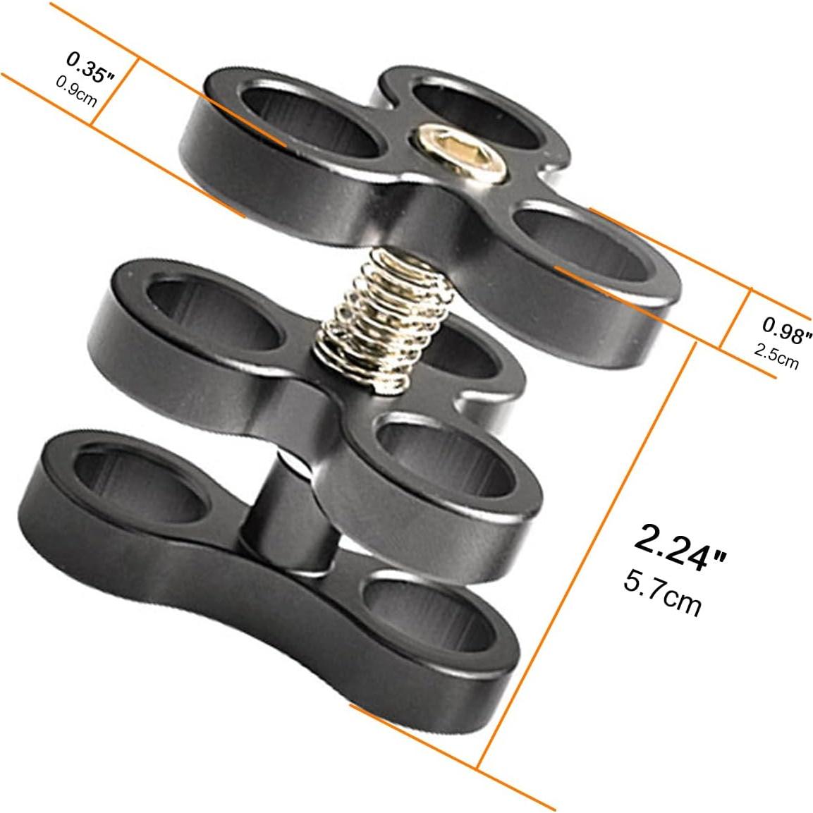 Abrazadera de Junta de Bola OrcaTorch ZJ14 para Trípode de Luz