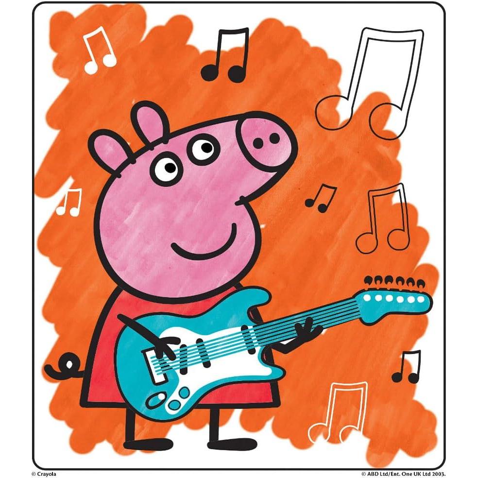 Conjunto Color Wonder Crayola Peppa Pig 18 Páginas y 5 Marcadores