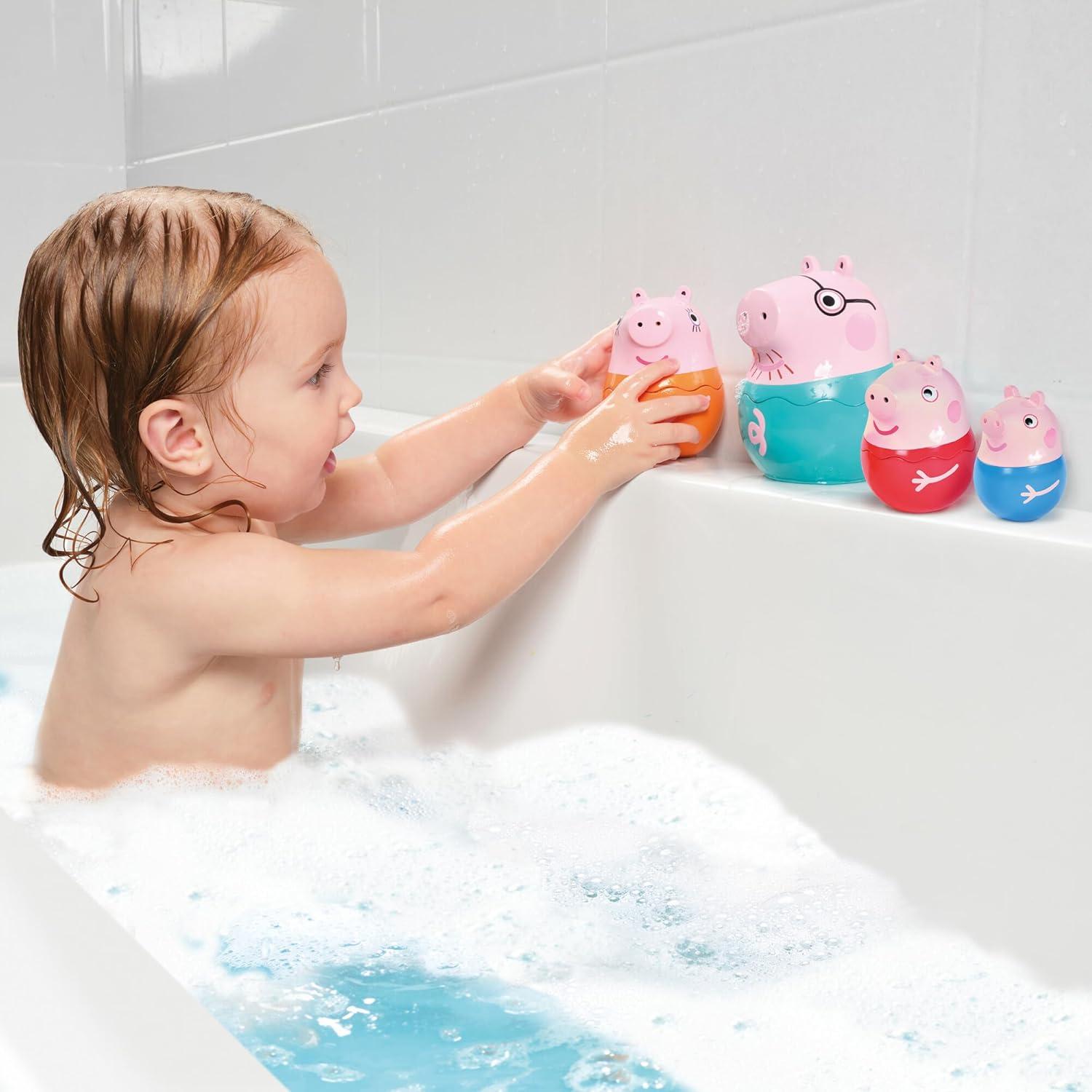 Familia Anidada Peppa Pig Toomies - Juguetes de Baño 18+ Meses