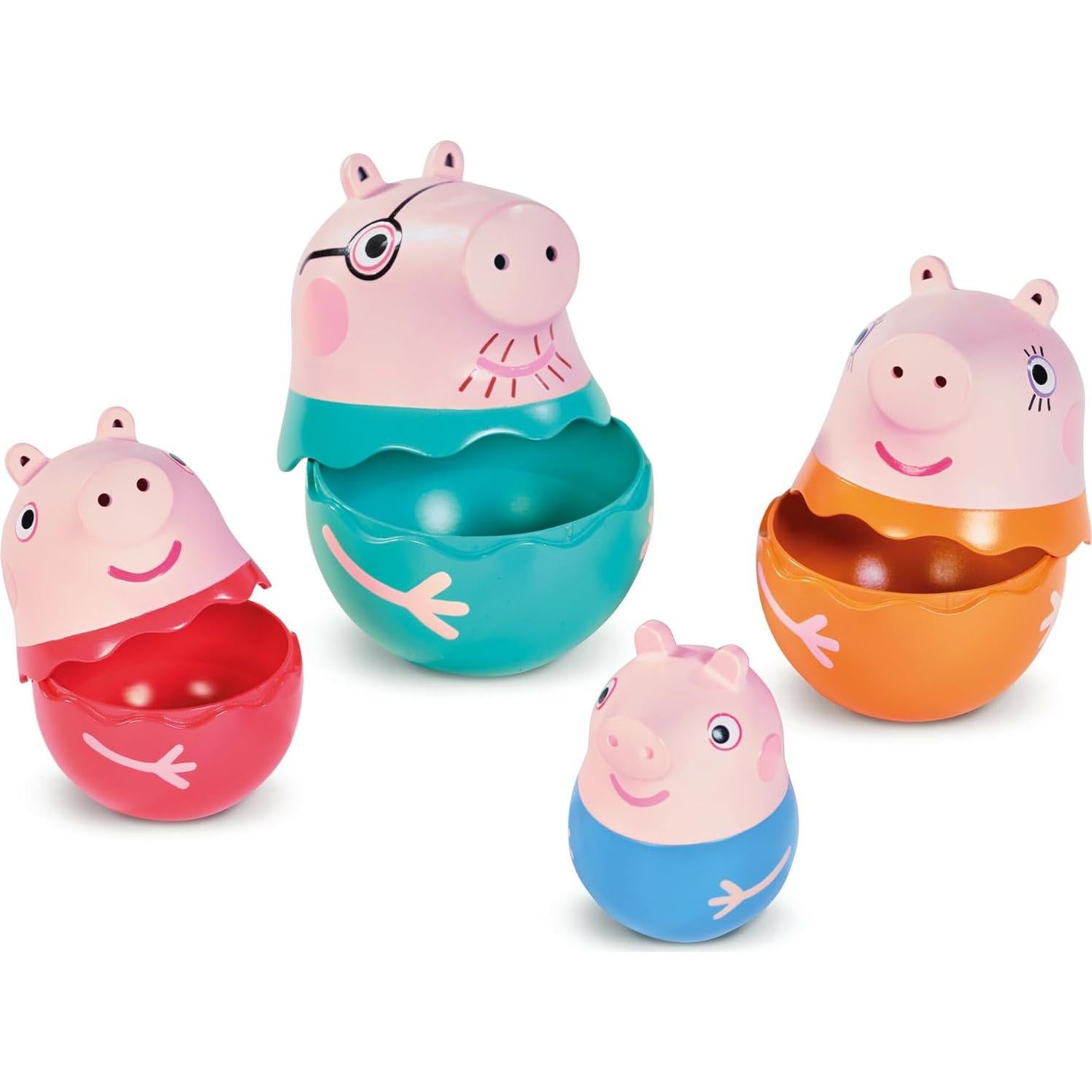 Familia Anidada Peppa Pig Toomies - Juguetes de Baño 18+ Meses