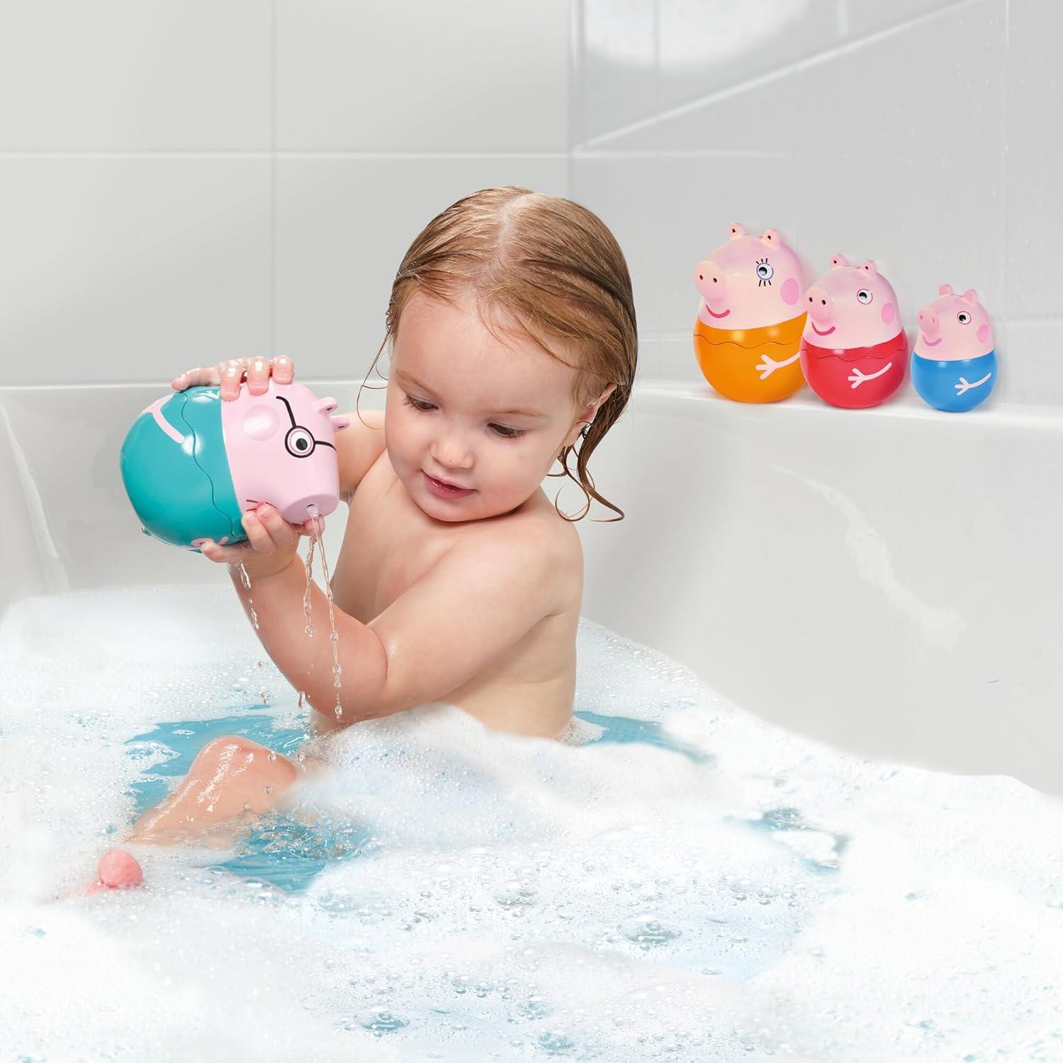 Familia Anidada Peppa Pig Toomies - Juguetes de Baño 18+ Meses