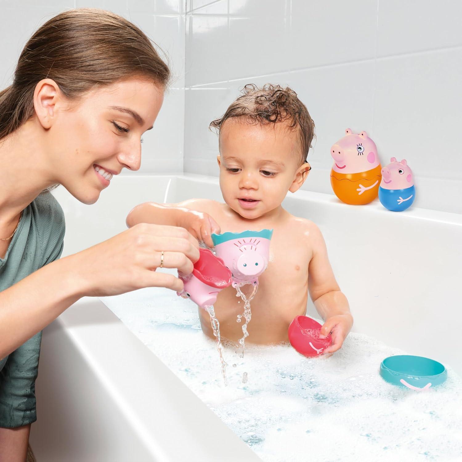 Familia Anidada Peppa Pig Toomies - Juguetes de Baño 18+ Meses