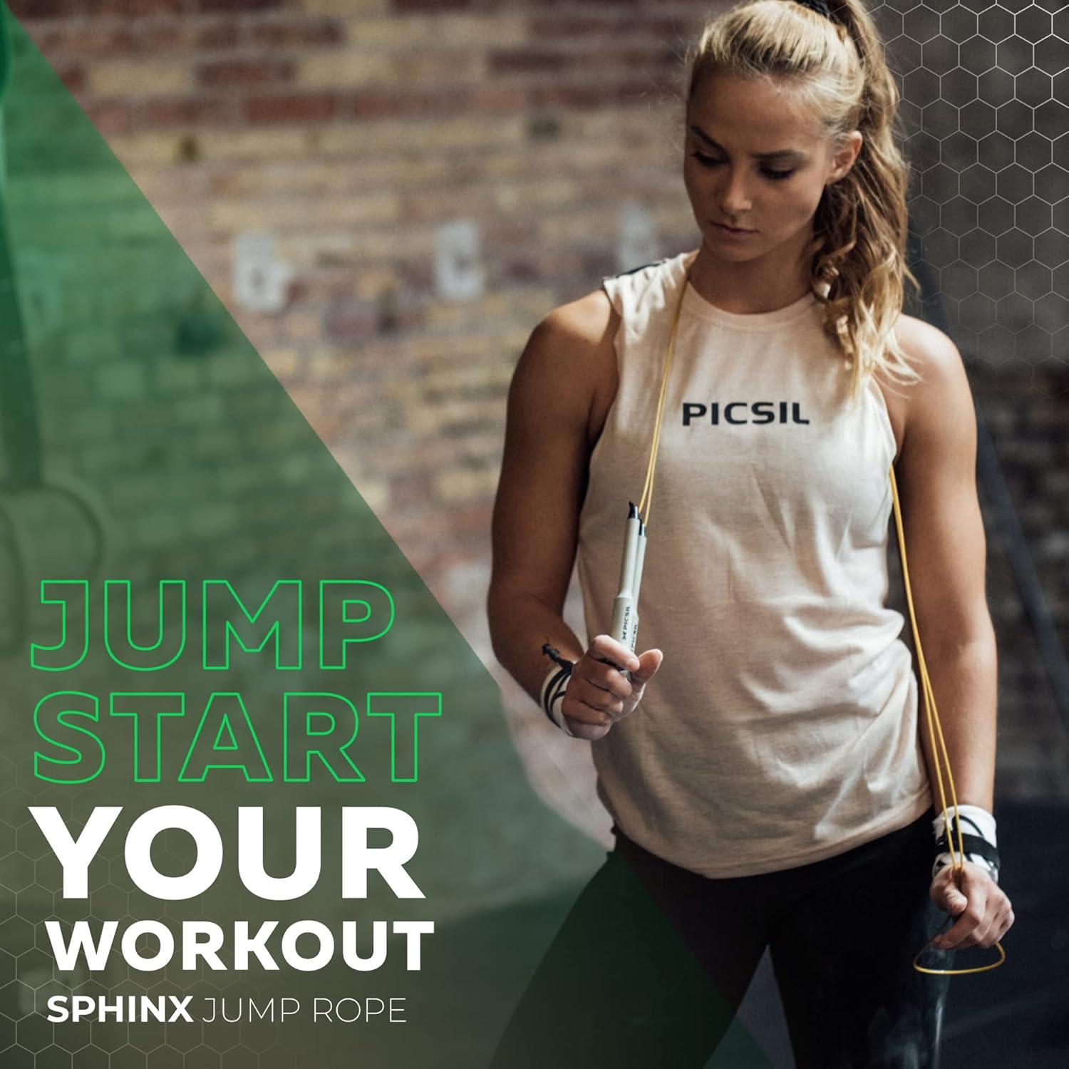 Cuerda de Saltar PICSIL Sphinx Rope Ajustable Doble Rodamiento