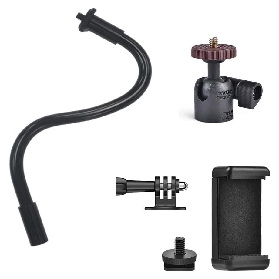 Soporte de cámara flexible KAGYOKU 11" con cabezal giratorio