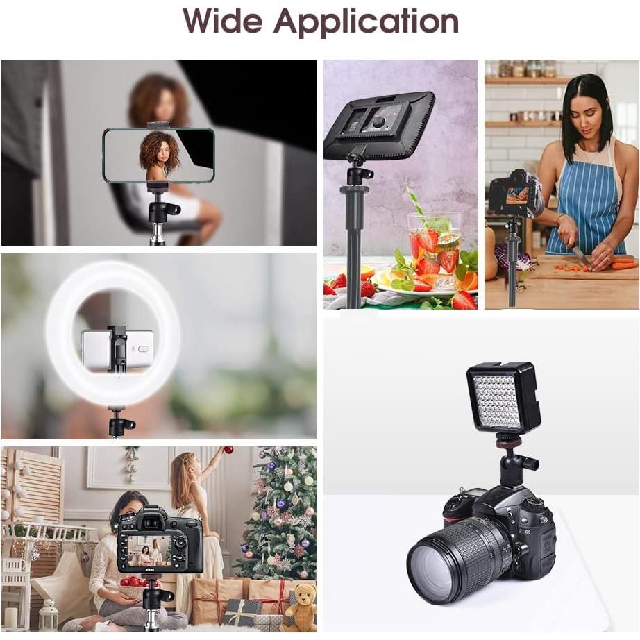 Soporte de cámara flexible KAGYOKU 11" con cabezal giratorio