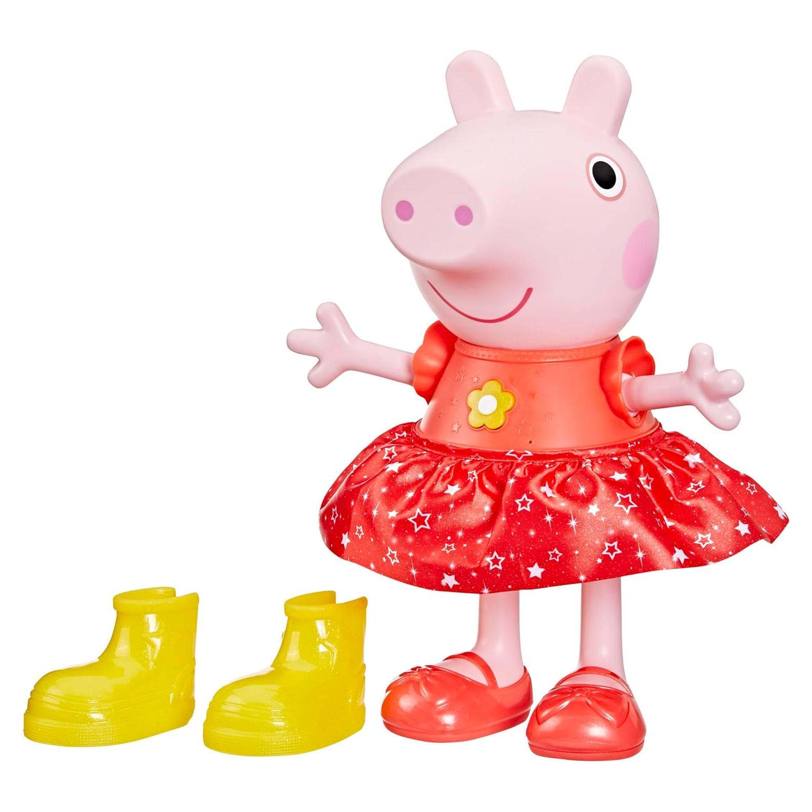 Muñeca Interactiva Peppa Pig Fiesta Charcos Fangosos 30 cm