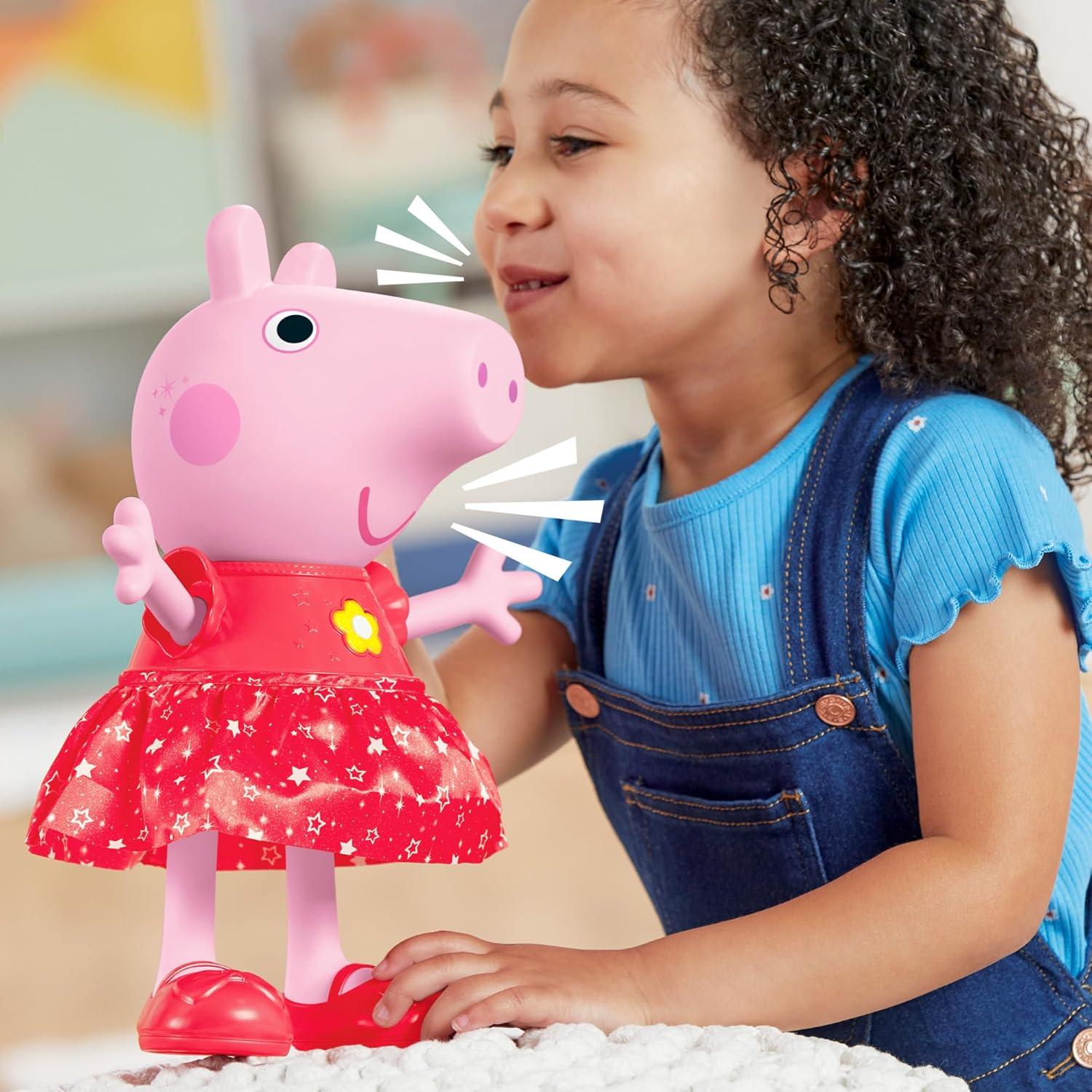 Muñeca Interactiva Peppa Pig Fiesta Charcos Fangosos 30 cm