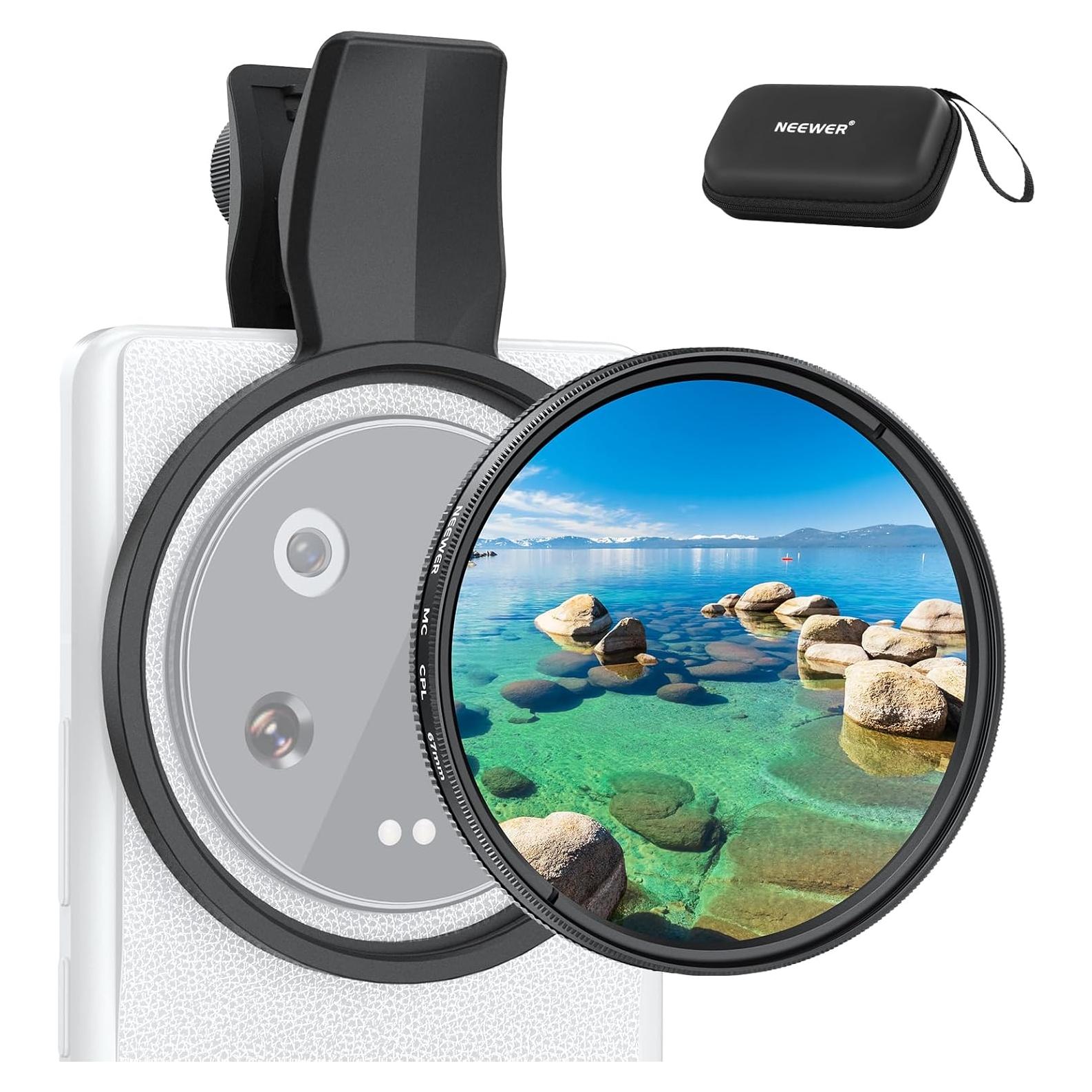 Filtro CPL NEEWER 67mm para Teléfono Android - Accesorio Fotografía
