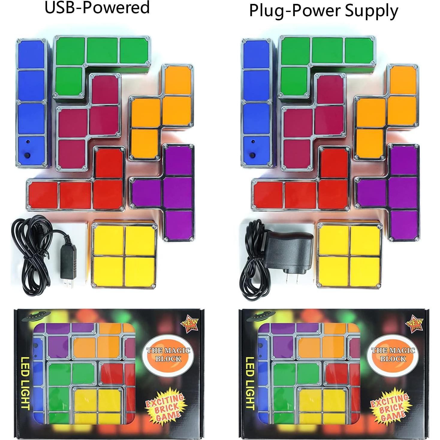 Luz Nocturna LED Apilable VEEKI 7 Colores USB para Niños