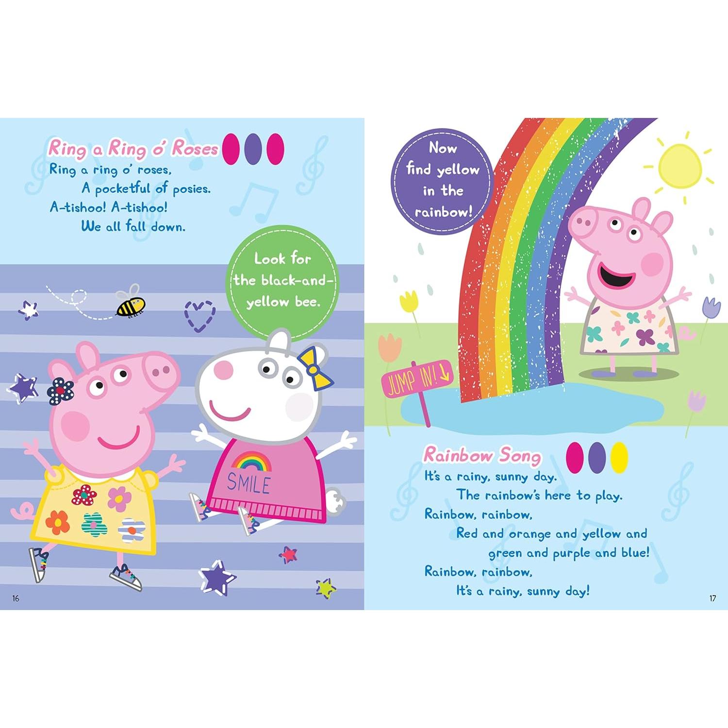 Peppa Pig - Sing with Peppa! Microphone and Look and Find Sound Activity Book Set - PI Kids (Play-A-Song)