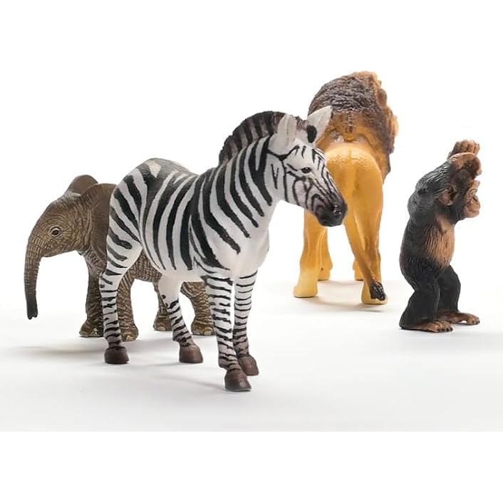 Juego de Animales Silvestres Schleich - 4 Piezas para 3+