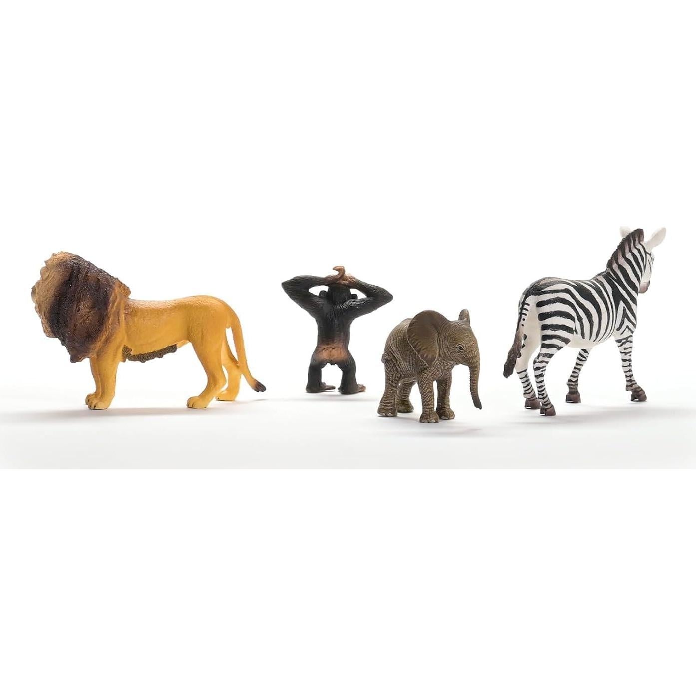 Juego de Animales Silvestres Schleich - 4 Piezas para 3+